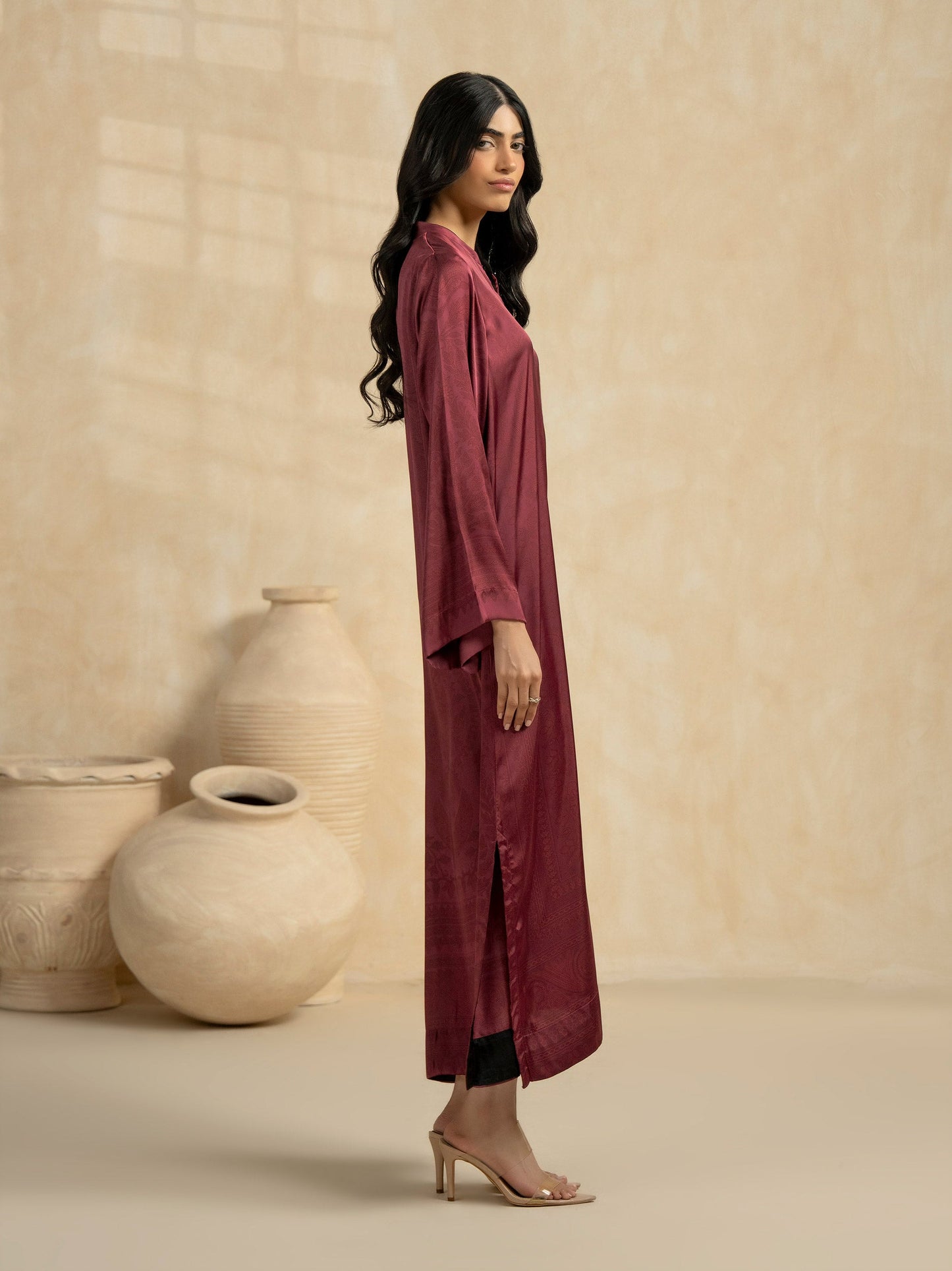Silk Shirt-Printed (Pret)