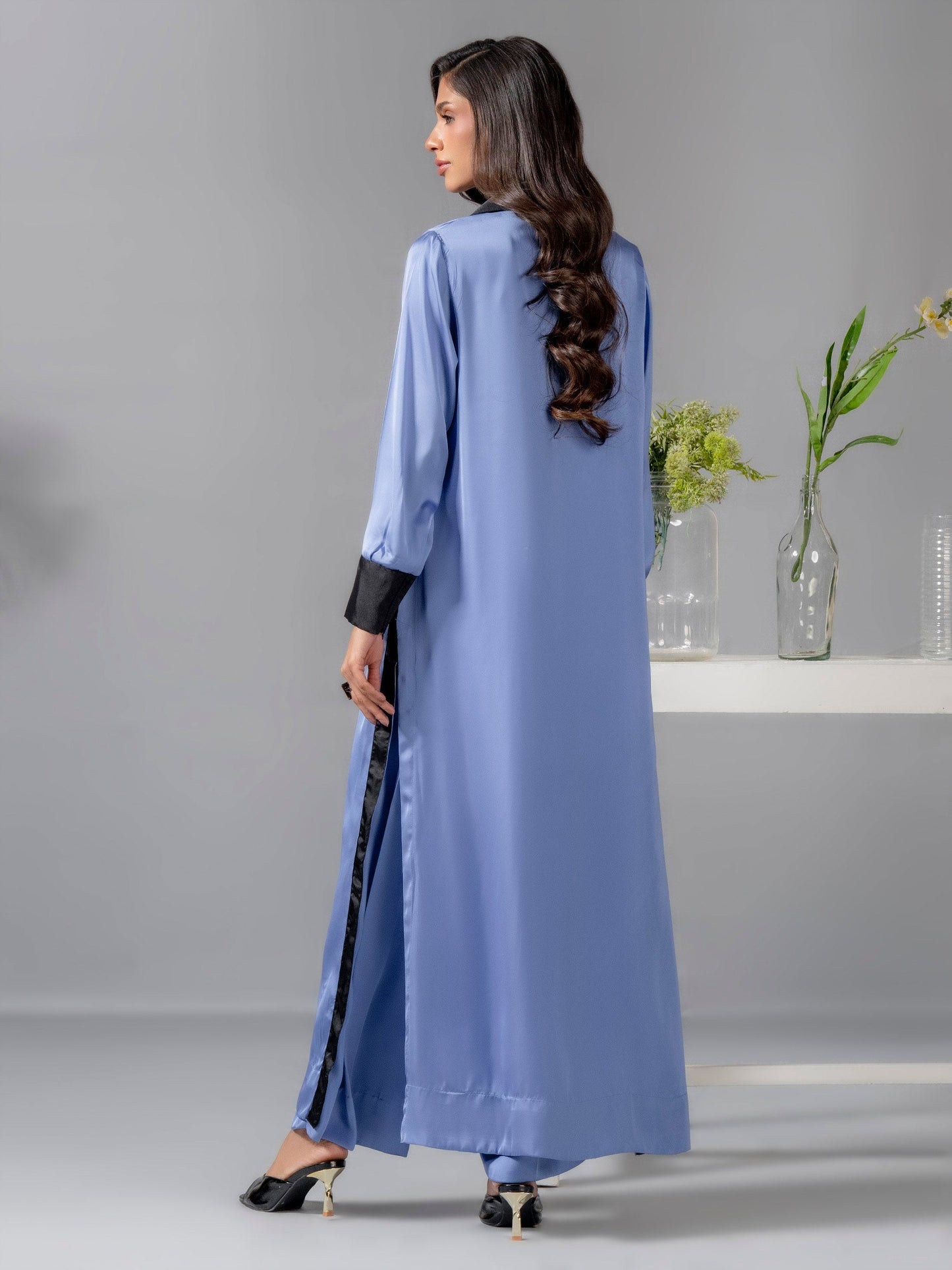 2 Piece Silk Suit-Dyed (Pret)