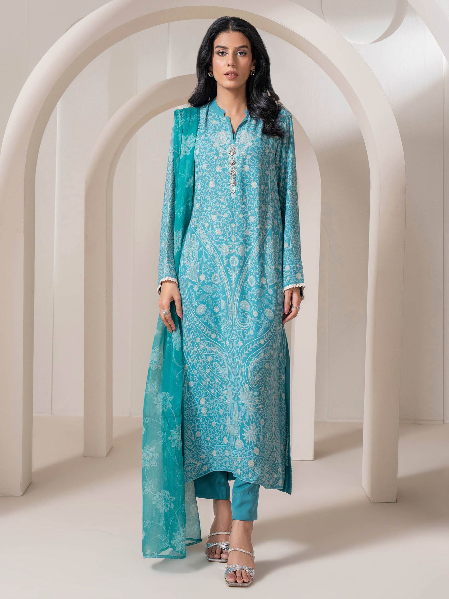 3 Piece Lawn Suit-Printed (Pret)