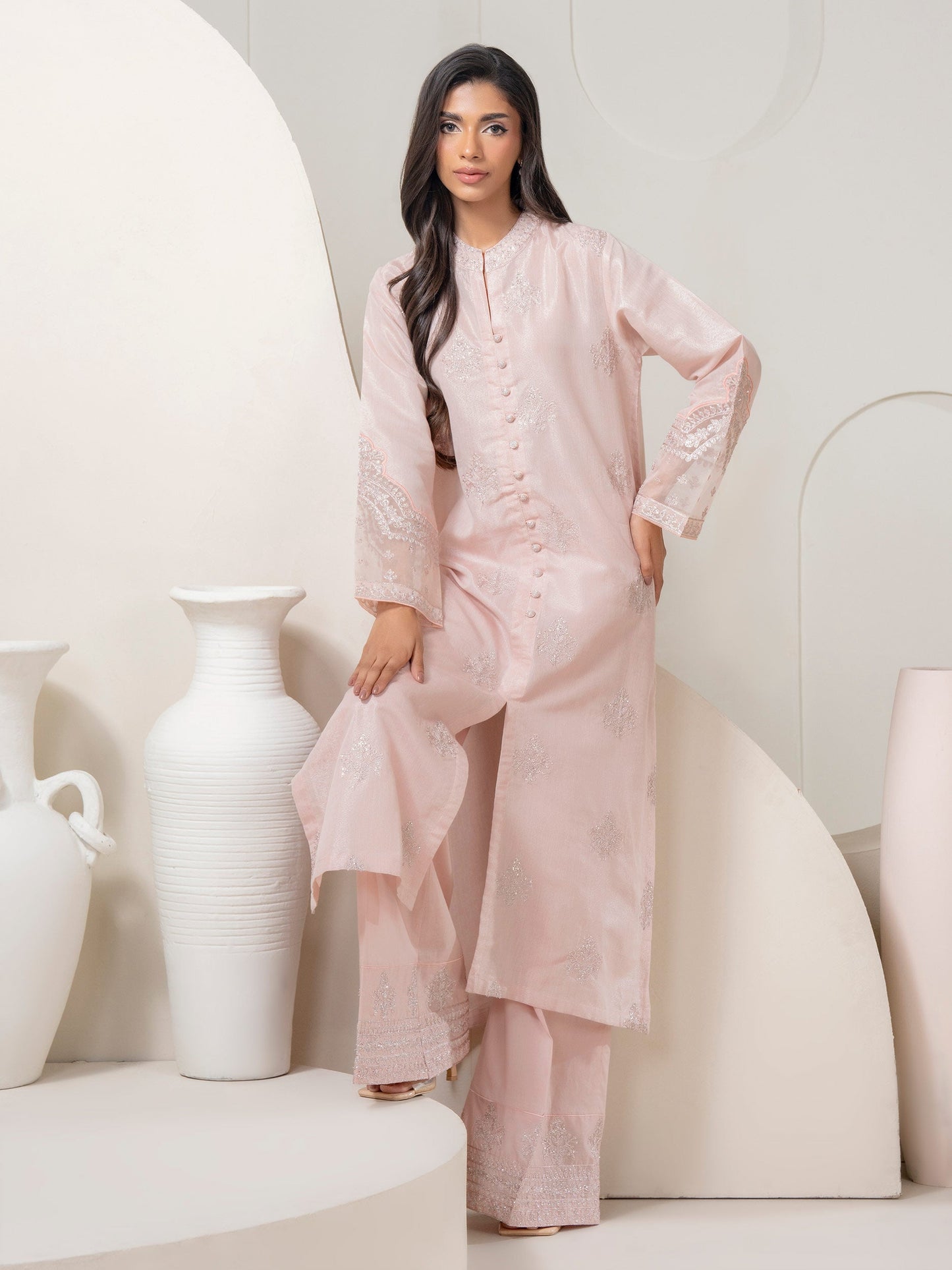 2 Piece Lawn Suit-Embroidered (Pret)