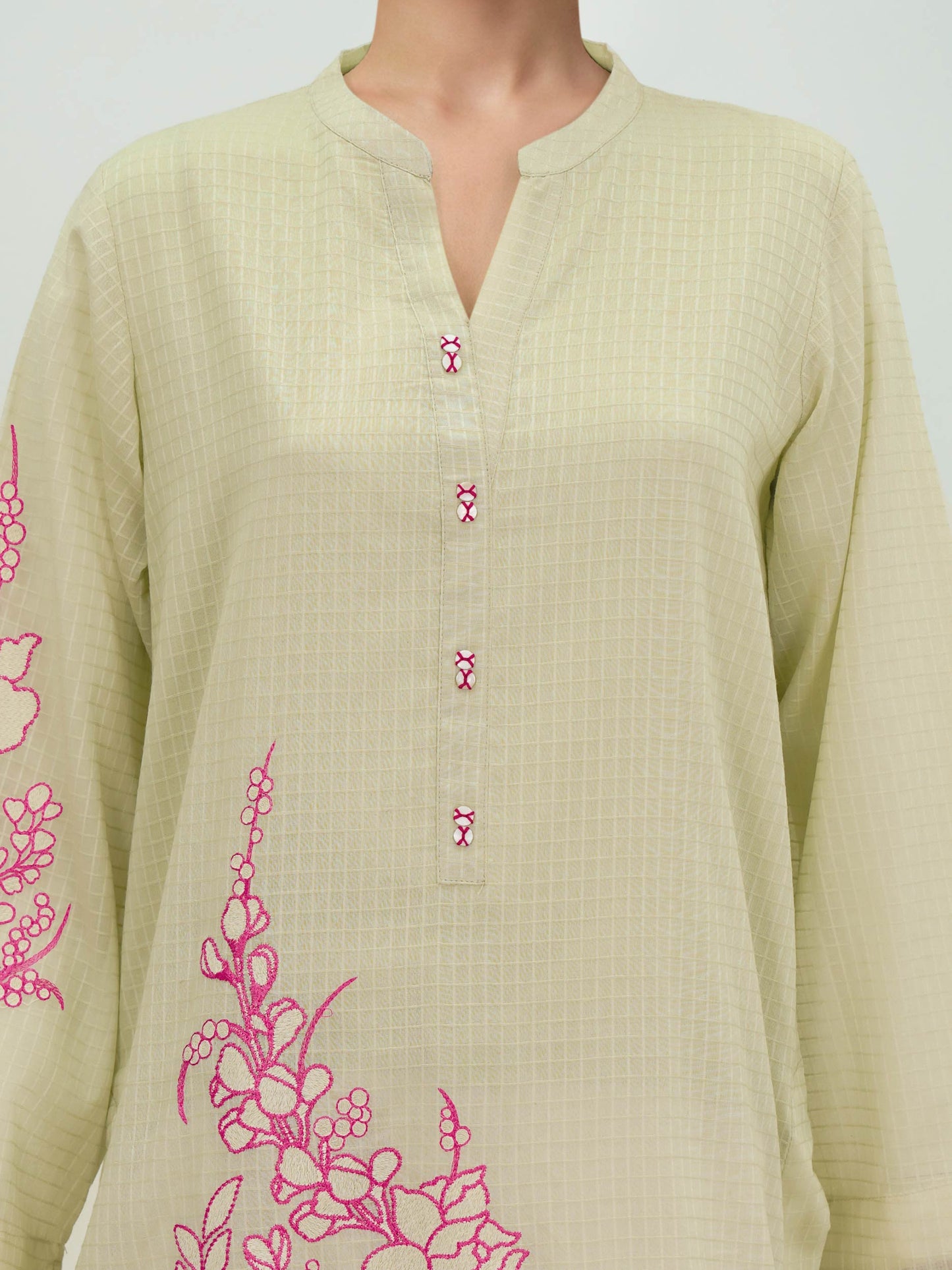 Lawn Shirt-Embroidered (Pret)