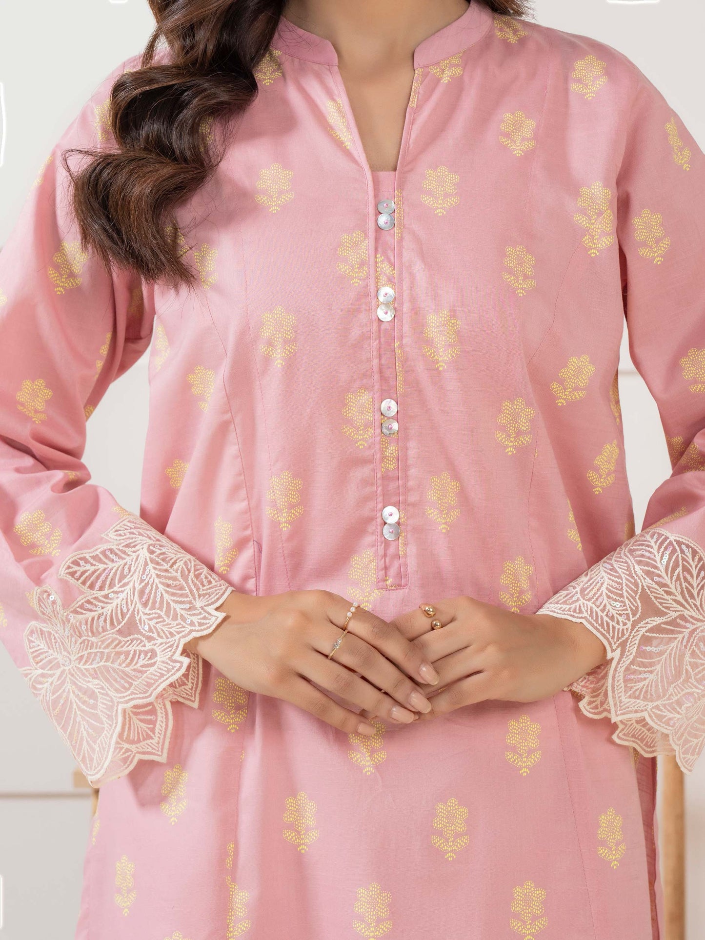 Lawn Shirt-Embroidered (Pret)