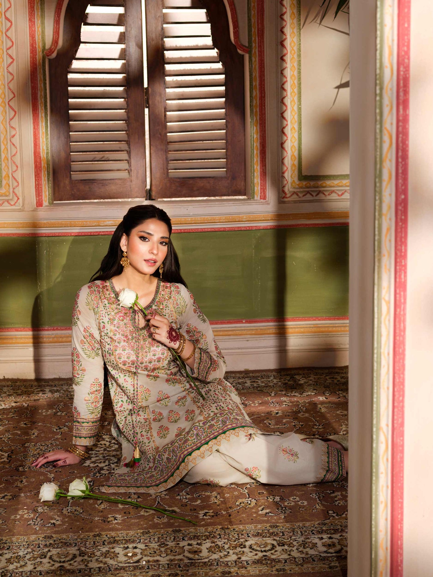 2 Piece Lawn Suit-Embroidered (Pret)