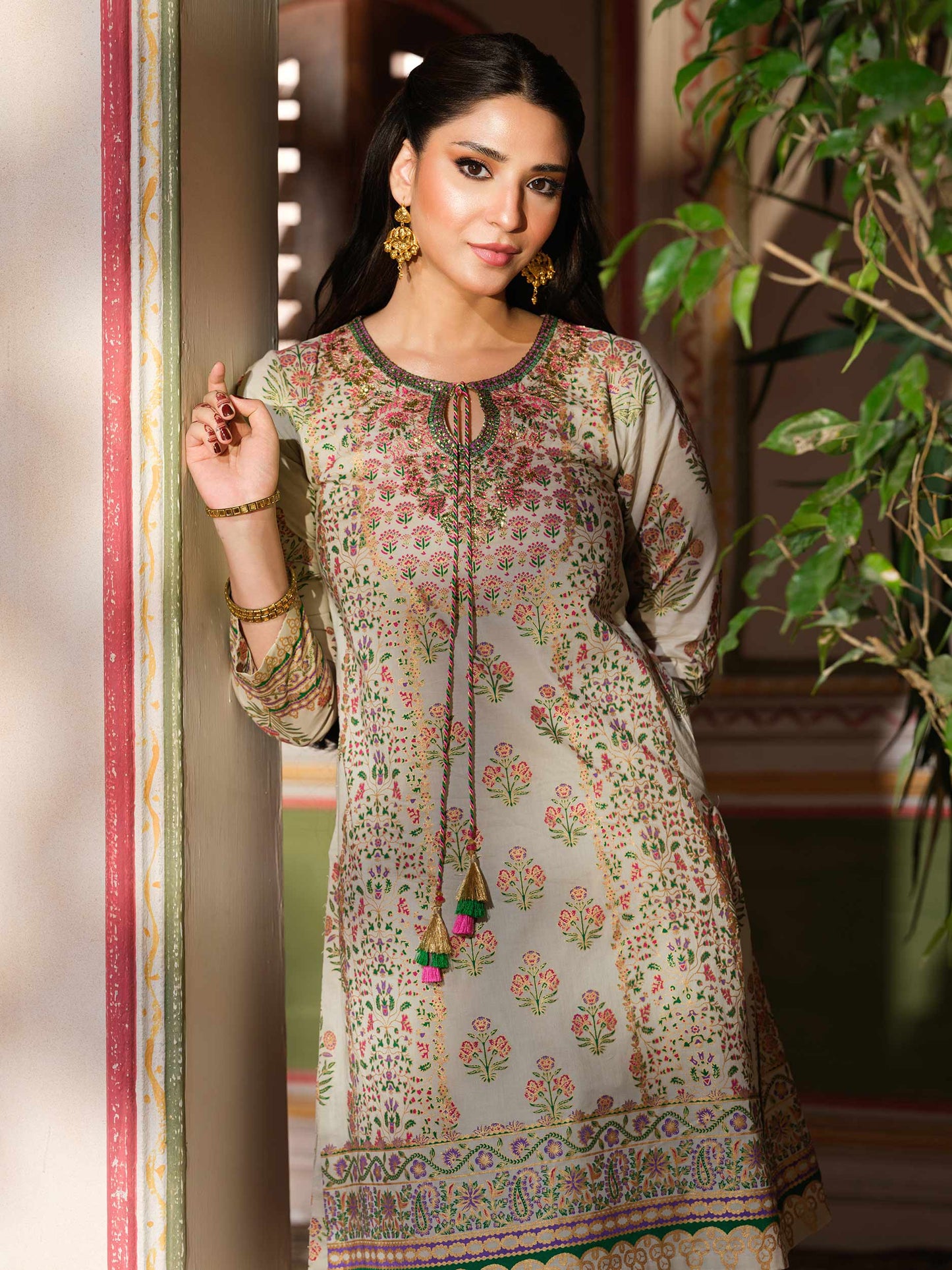 2 Piece Lawn Suit-Embroidered (Pret)
