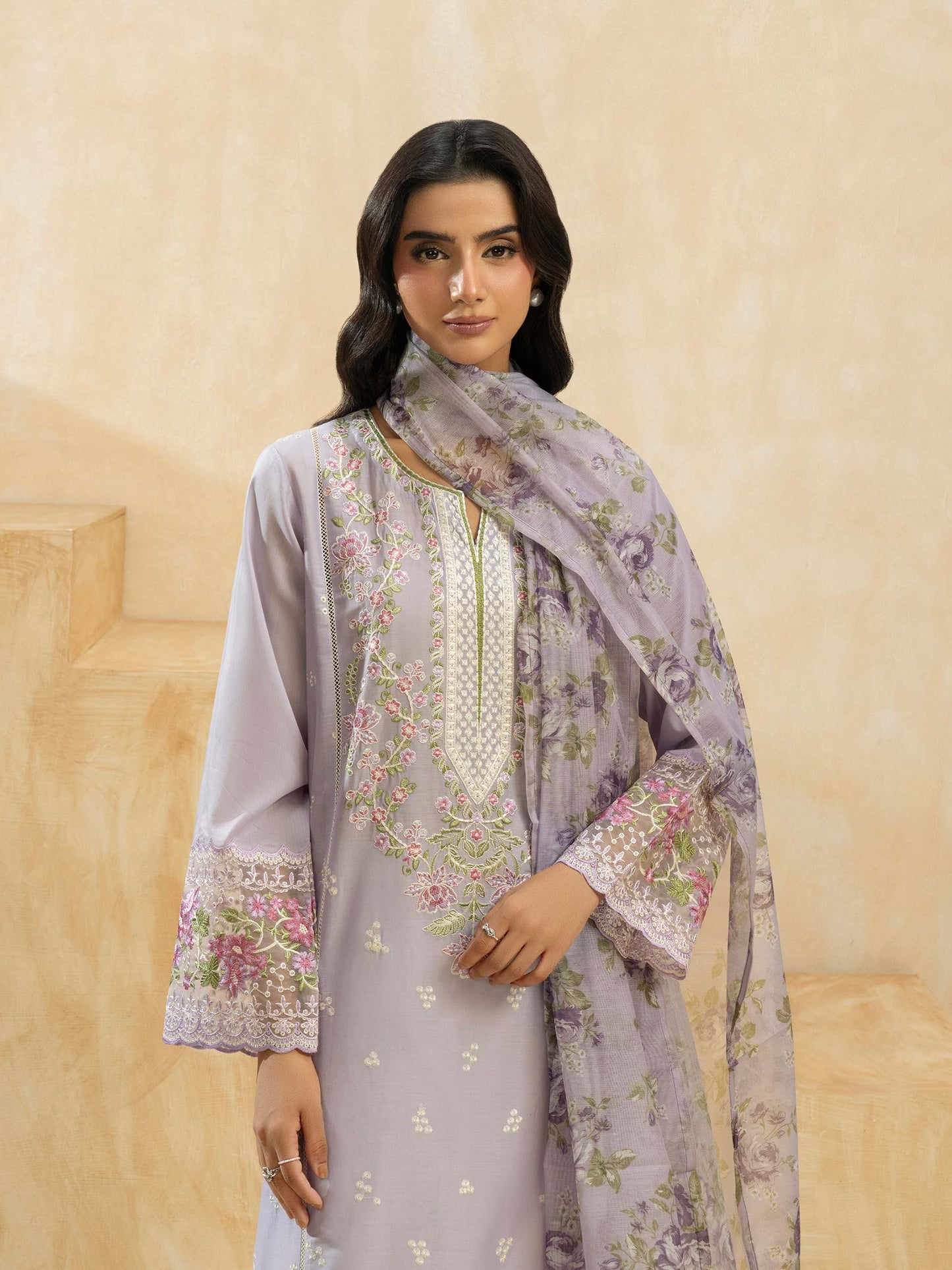 2 Piece Lawn Suit-Embroidered (Pret)