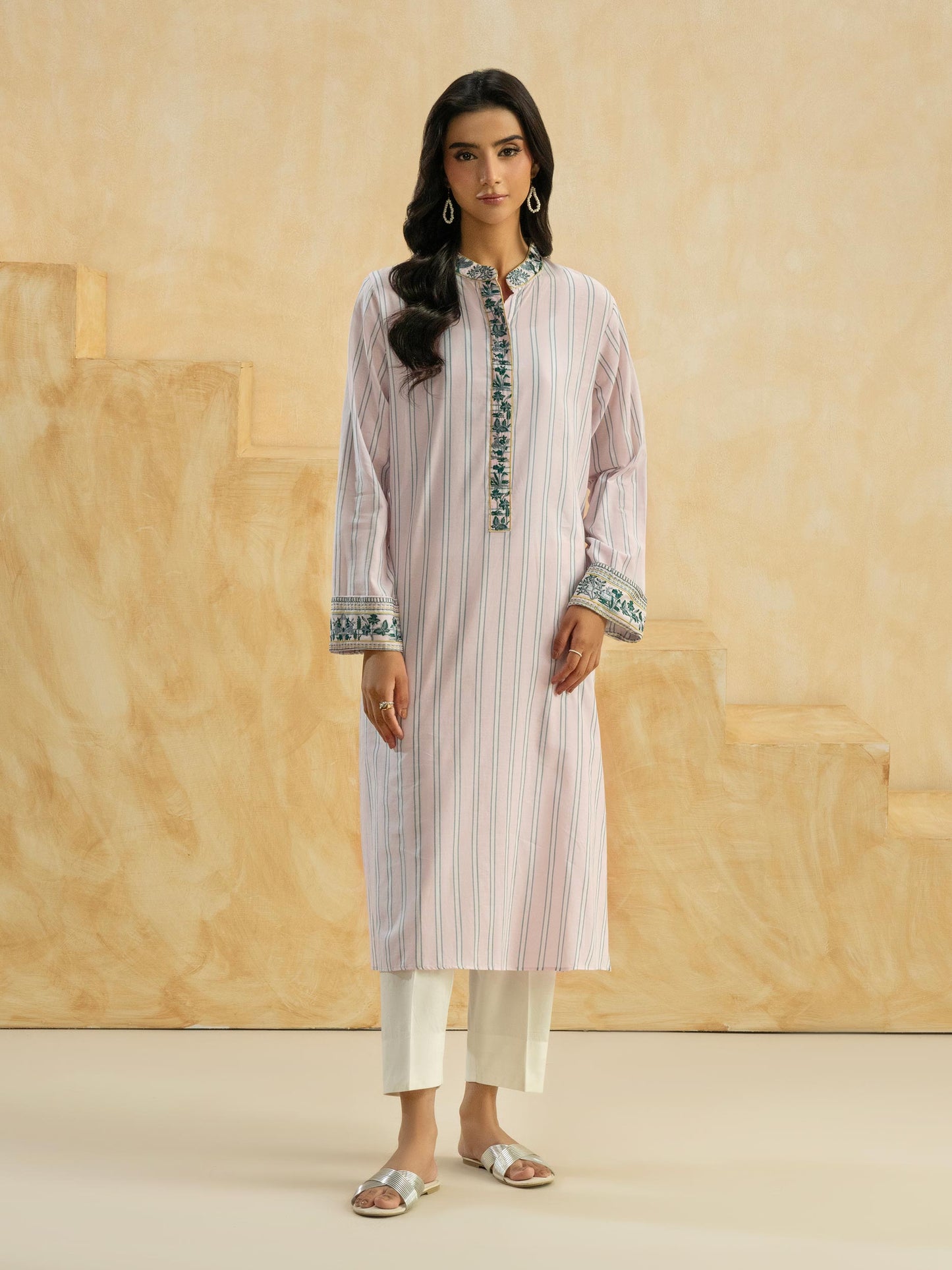 Yarn Dyed Shirt-Embroidered (Pret)