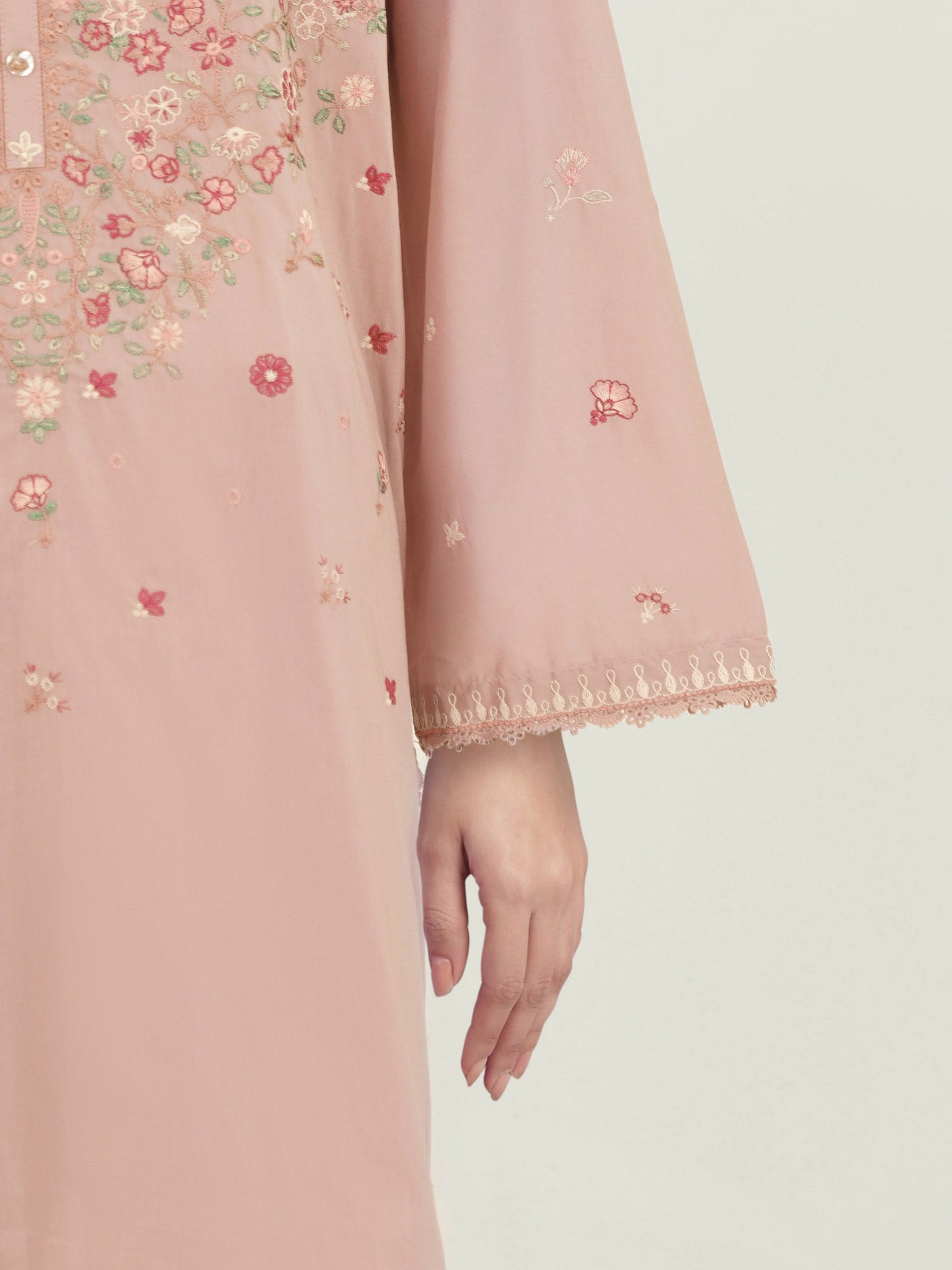 2 Piece Lawn Suit- Embroidered (Pret)