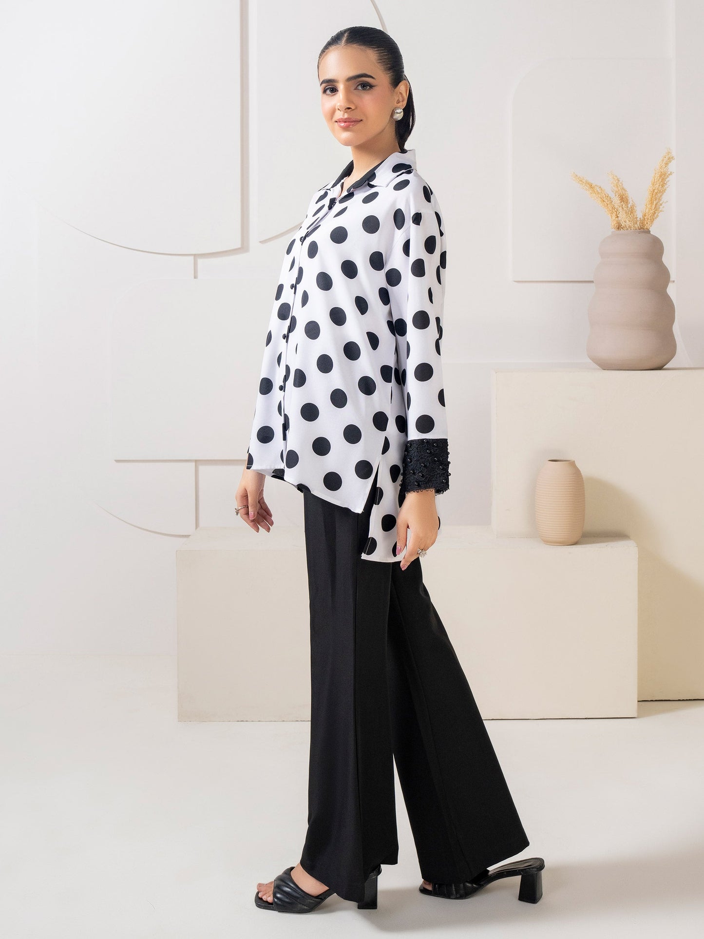 Silk Top-Embellished (Pret)