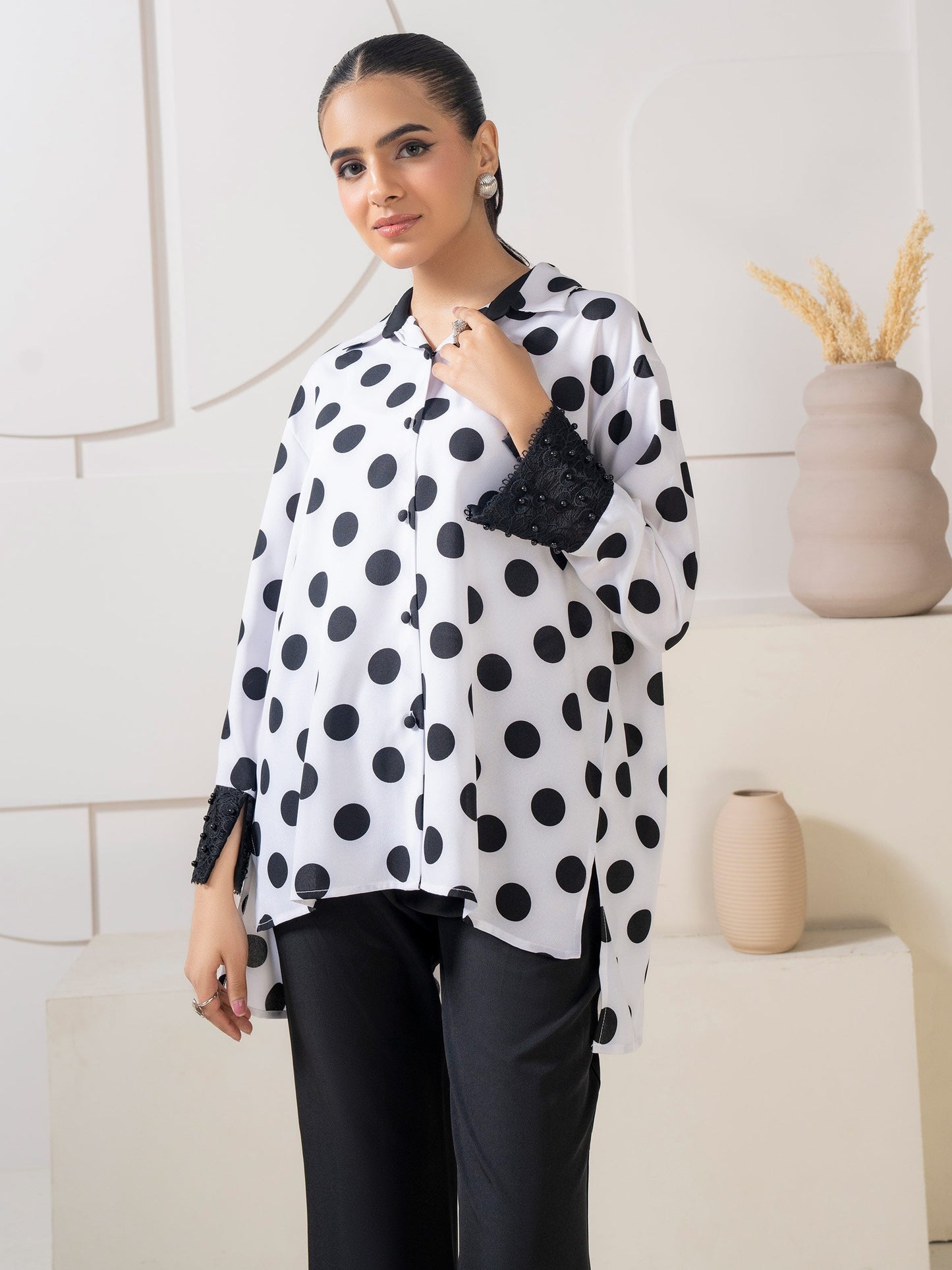 Silk Top-Embellished (Pret)