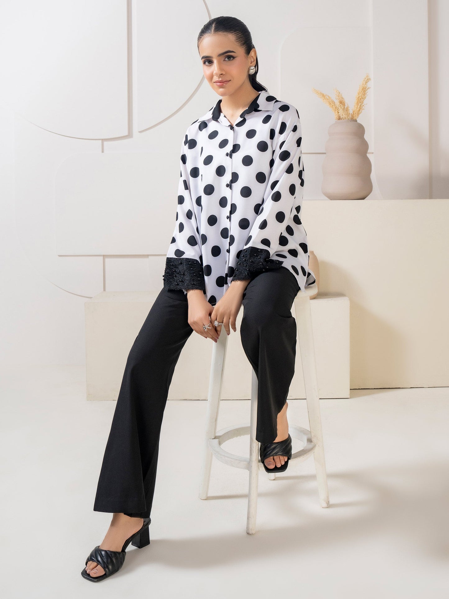 Silk Top-Embellished (Pret)