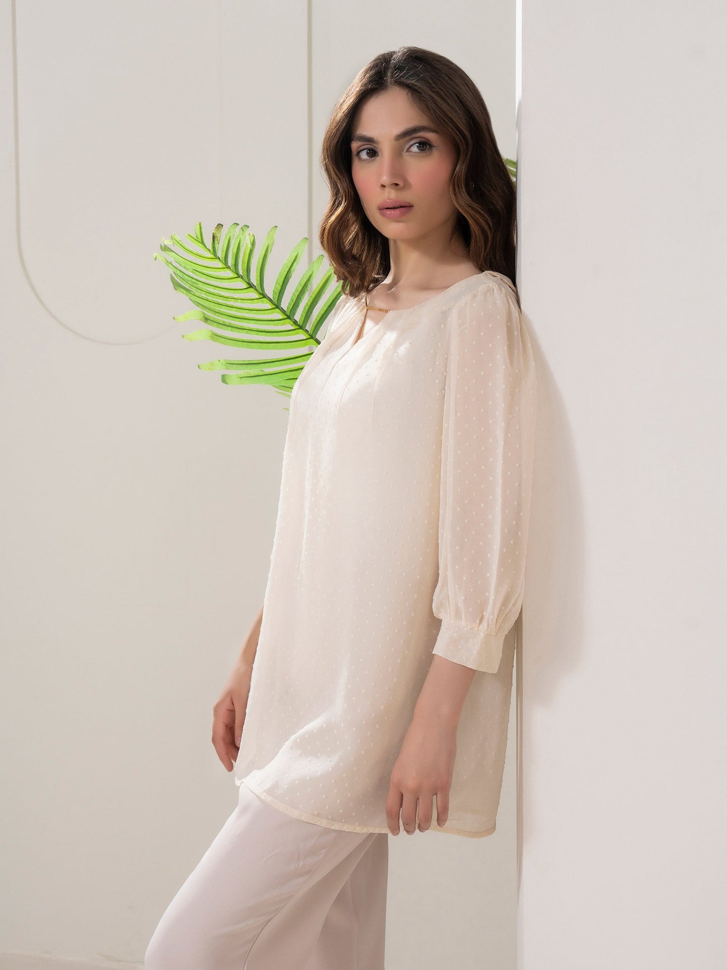 Dyed Chiffon Top (Pret)