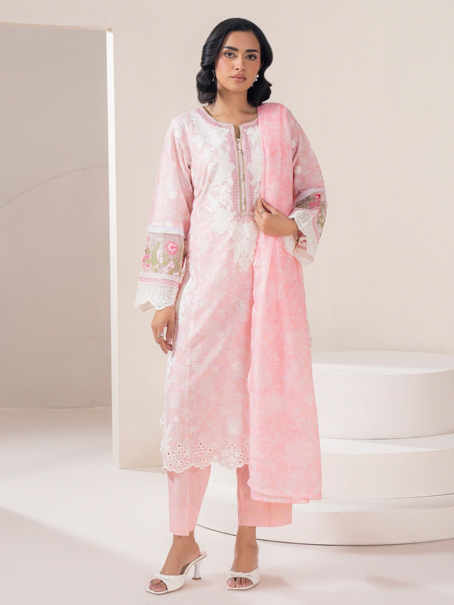 3 Piece Lawn Suit-Embroidered (Pret)