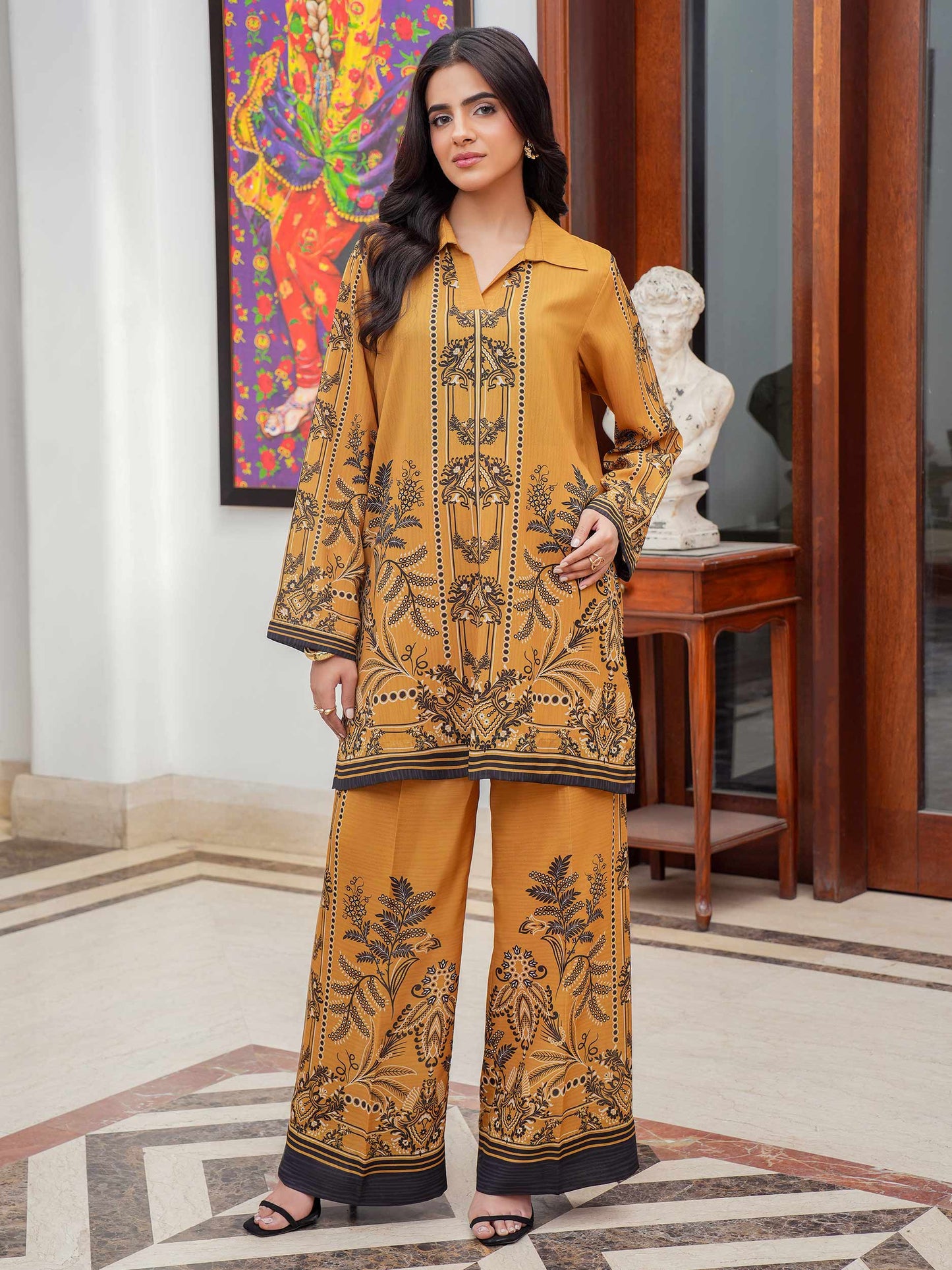 Grip Co-ord Set-Printed (Pret)