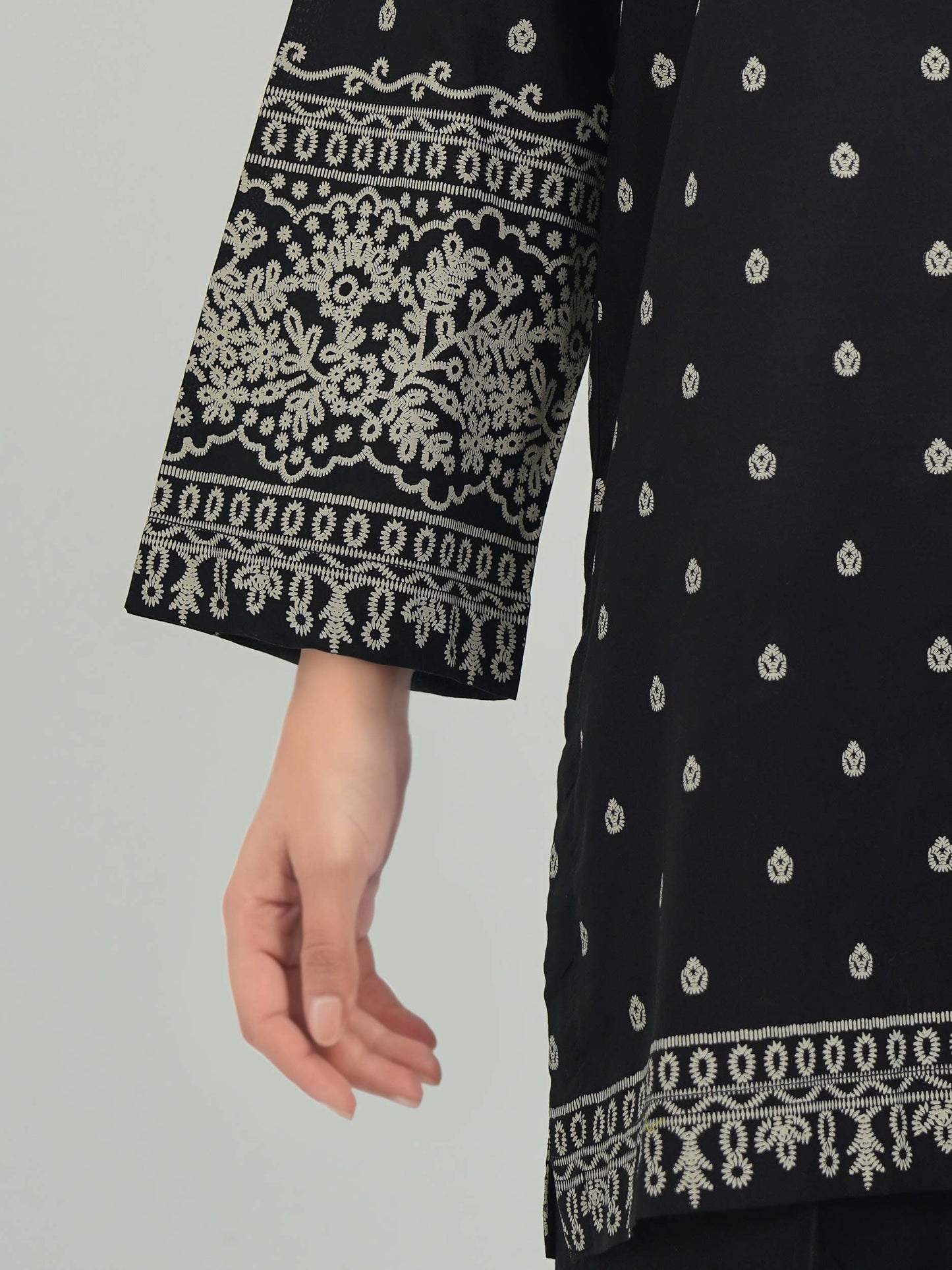 Cambric Co-ord Set- Embroidered