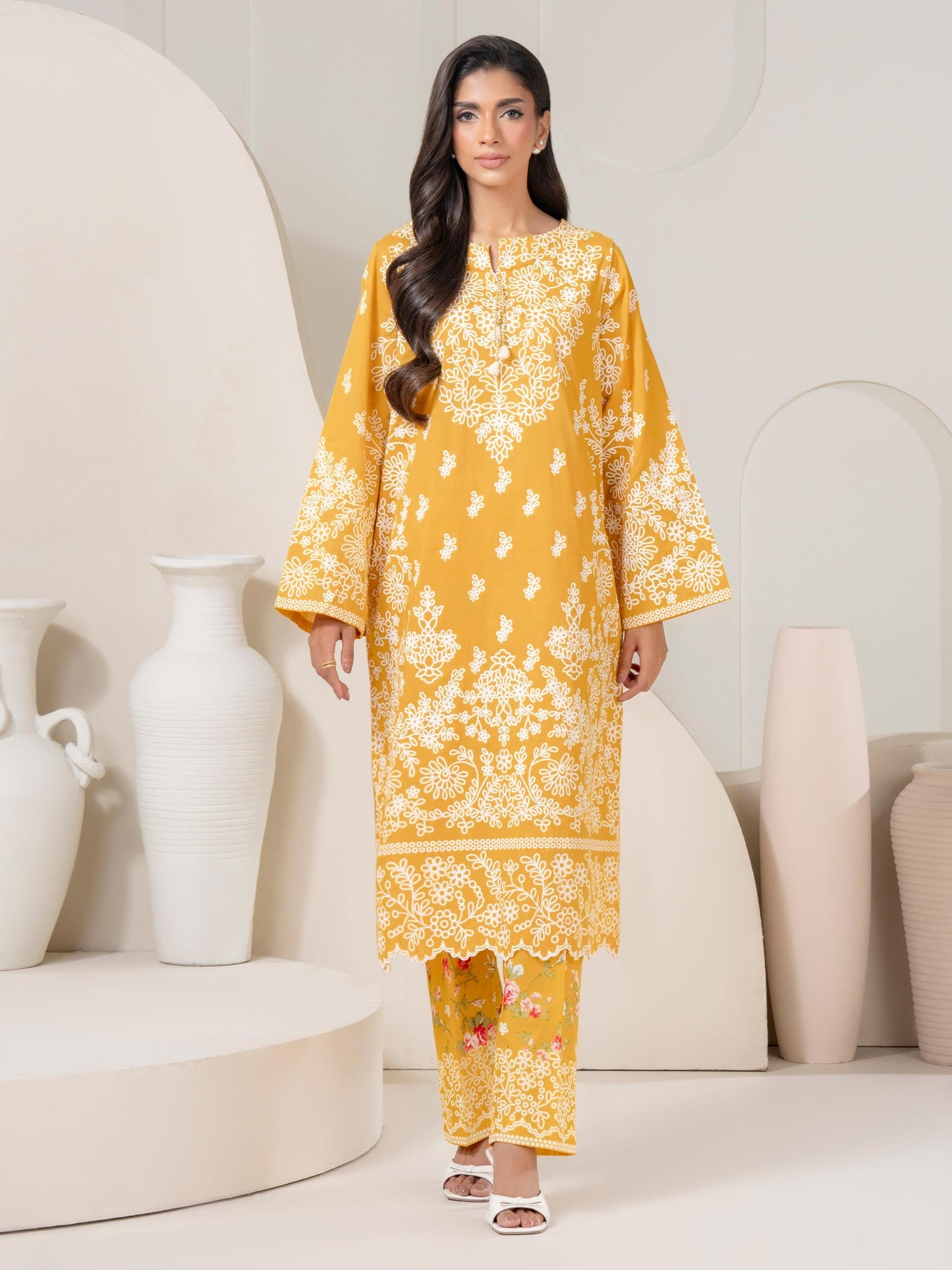 2 Piece Lawn Suit-Paste Print (Pret)