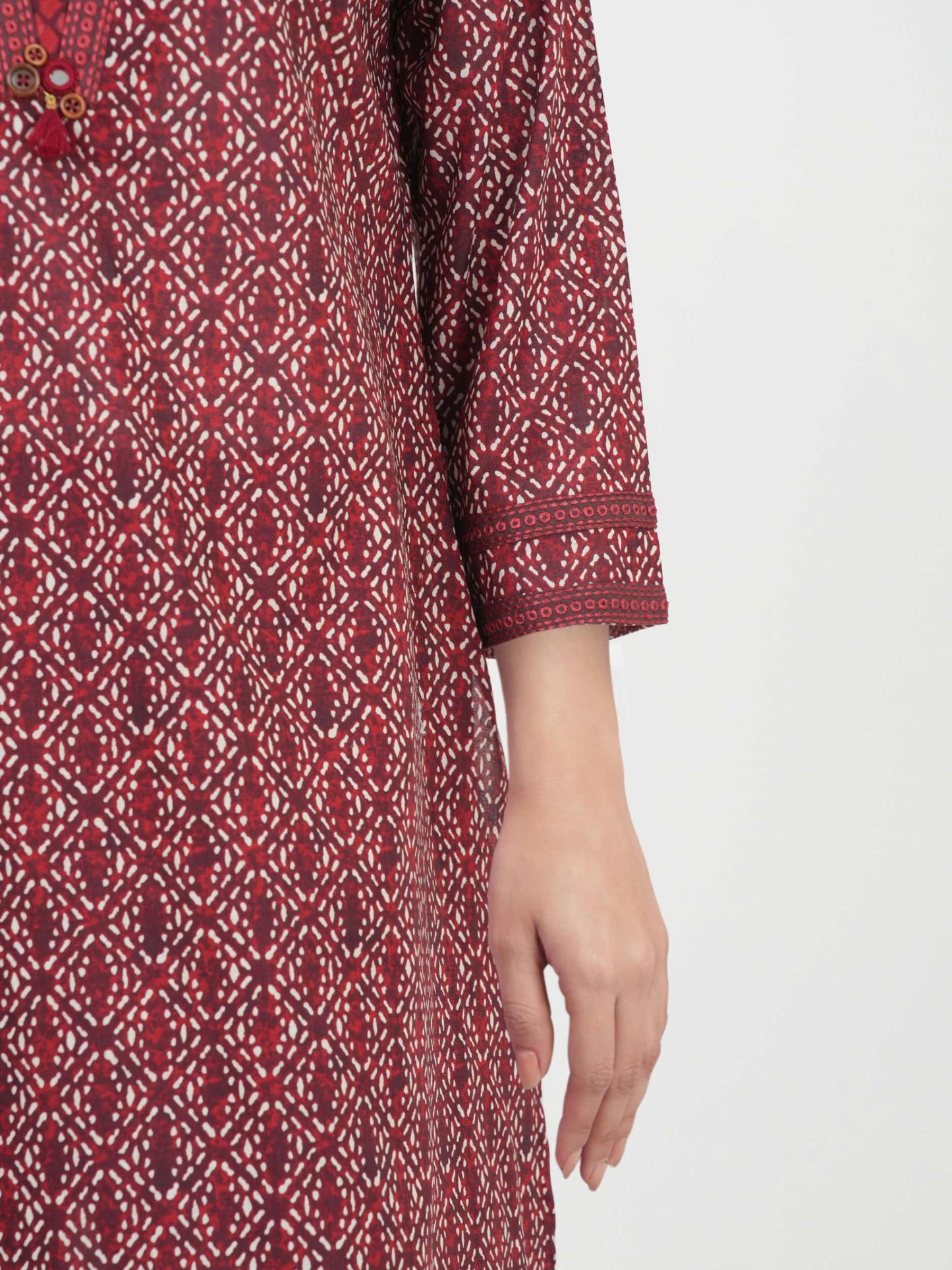 3 Piece Lawn Suit- Embroidered (Pret)