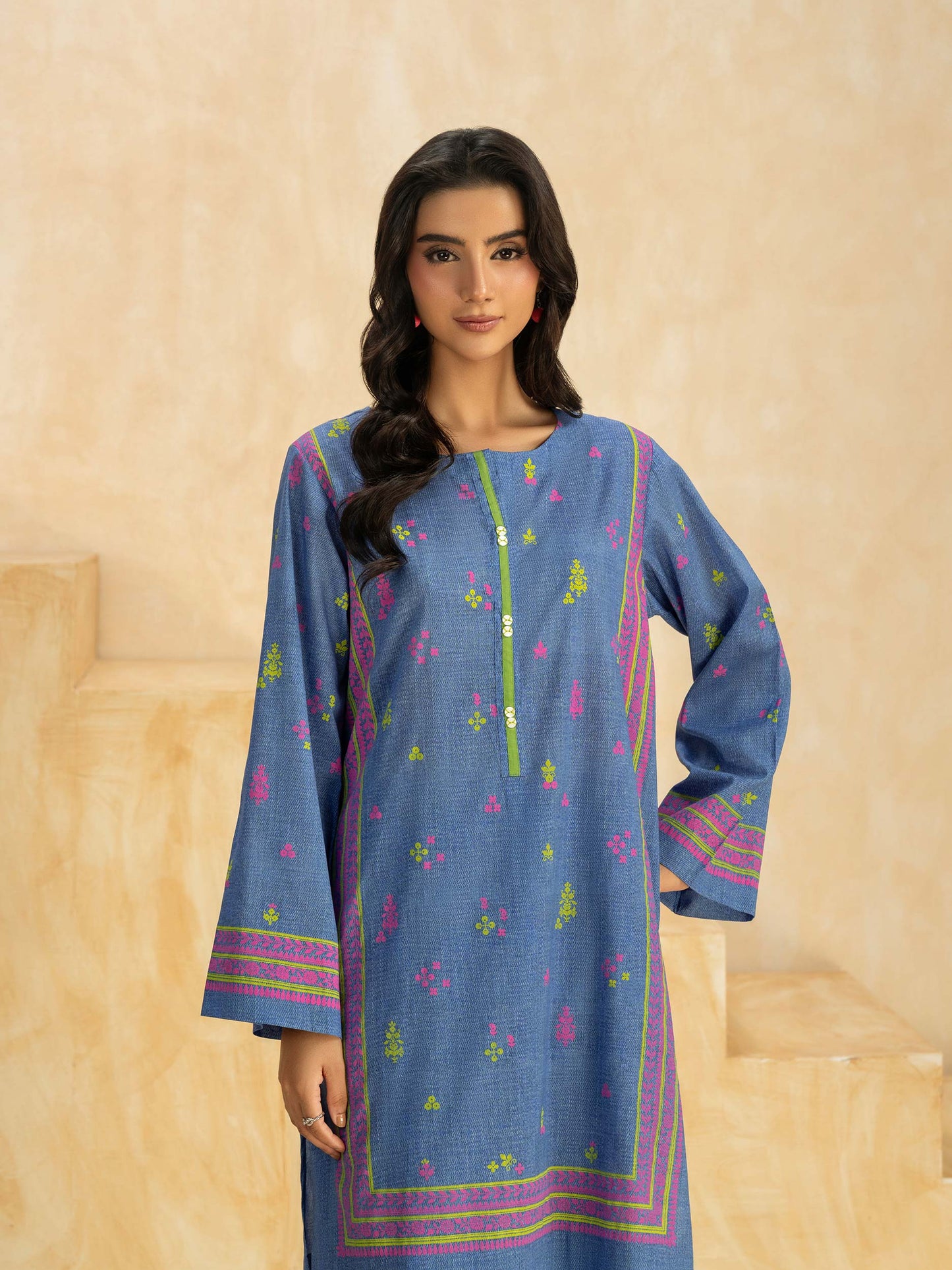 2 Piece Lawn Suit-Paste Print (Pret)