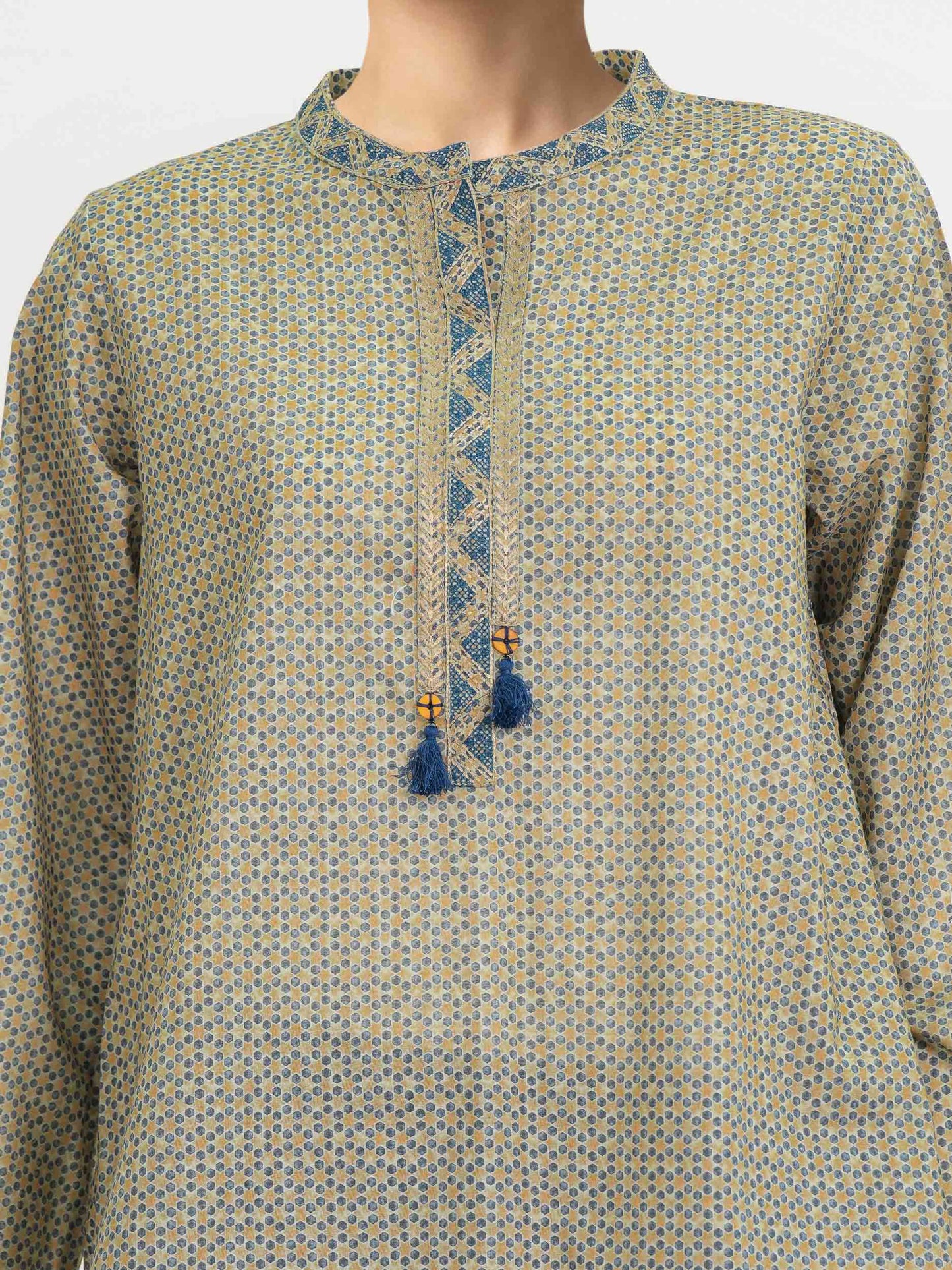 Cambric Co-ord set- Embroidered