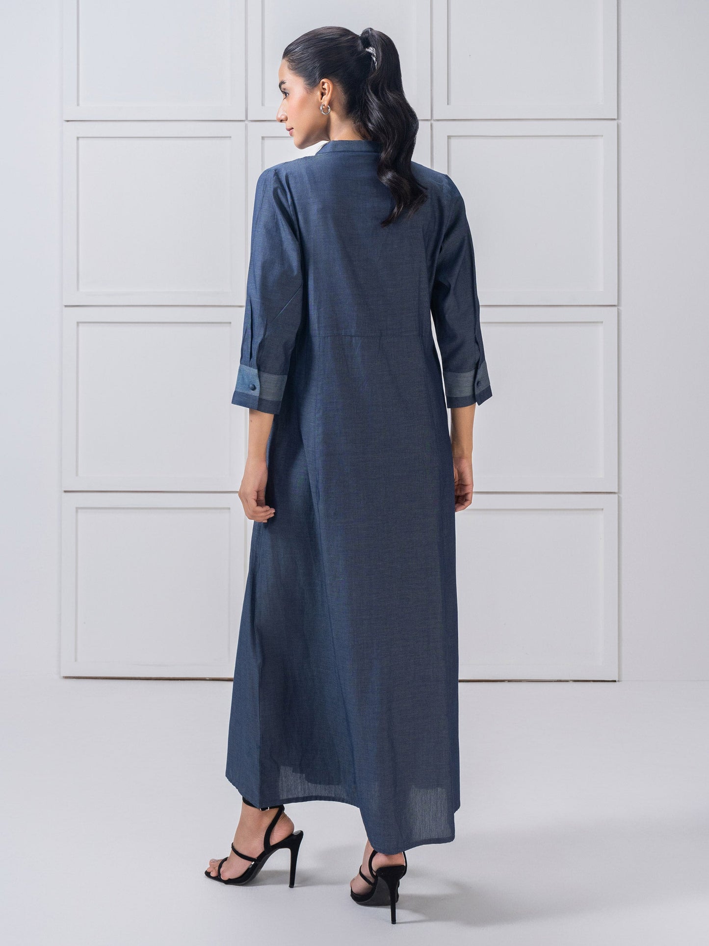 Dyed Denim Dress