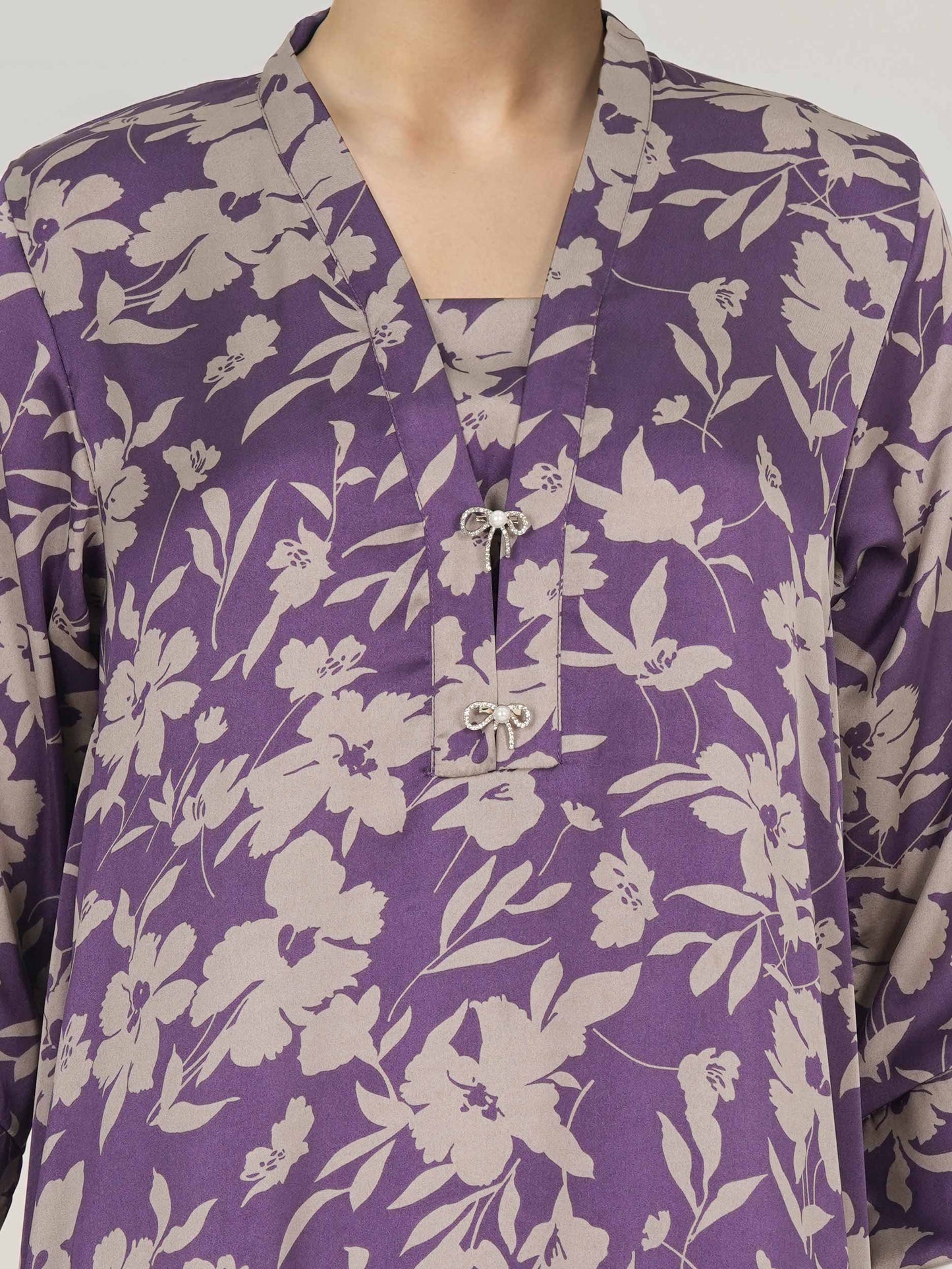 2 Piece Silk Suit (Pret)