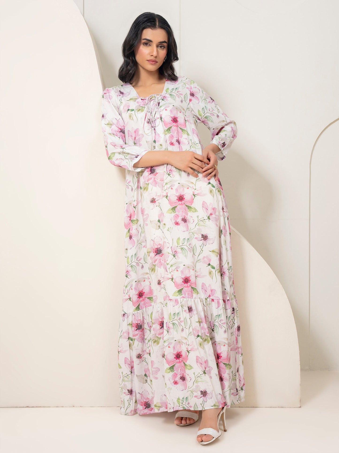 Printed Viscose Dress