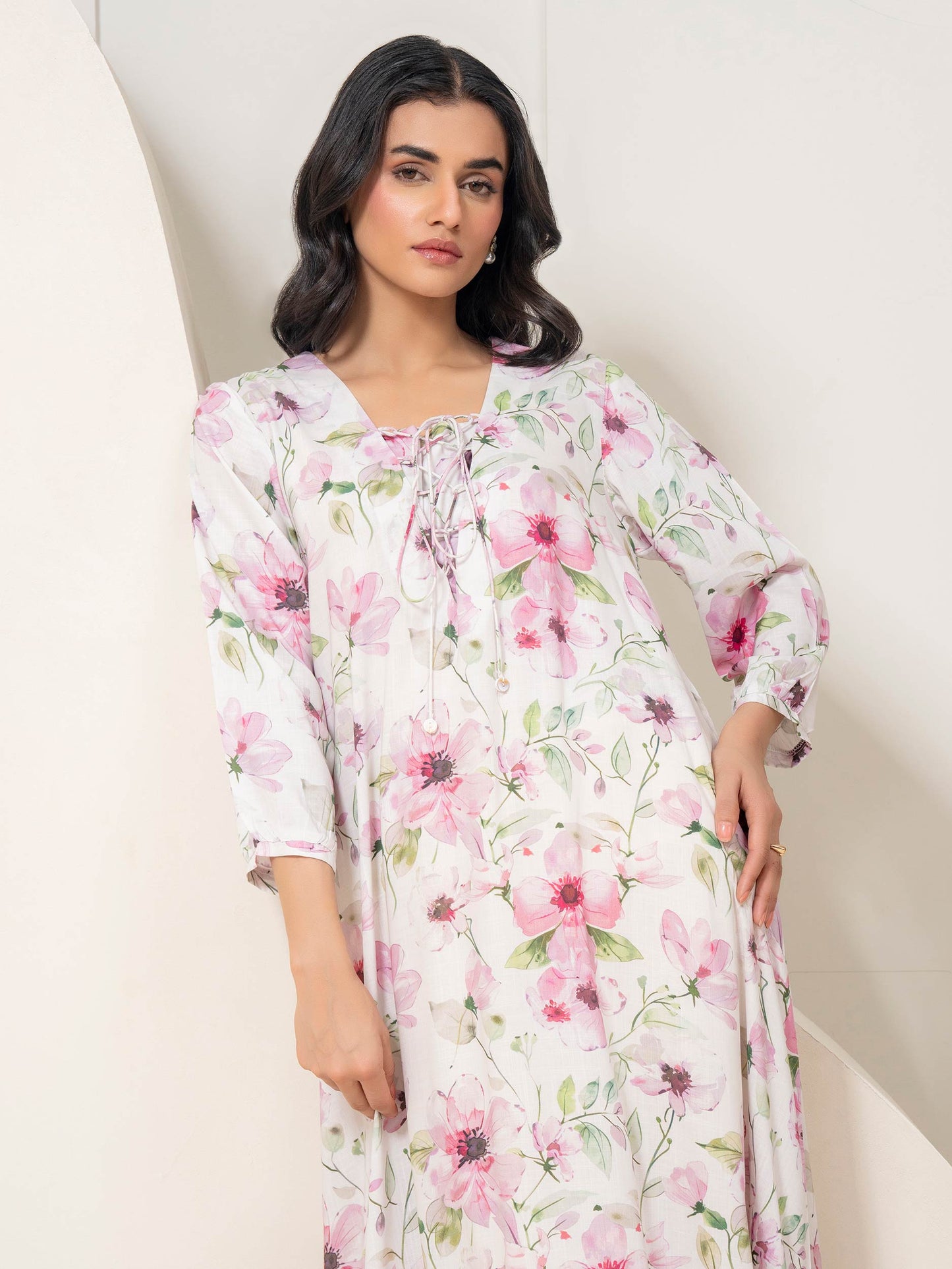 Printed Viscose Dress