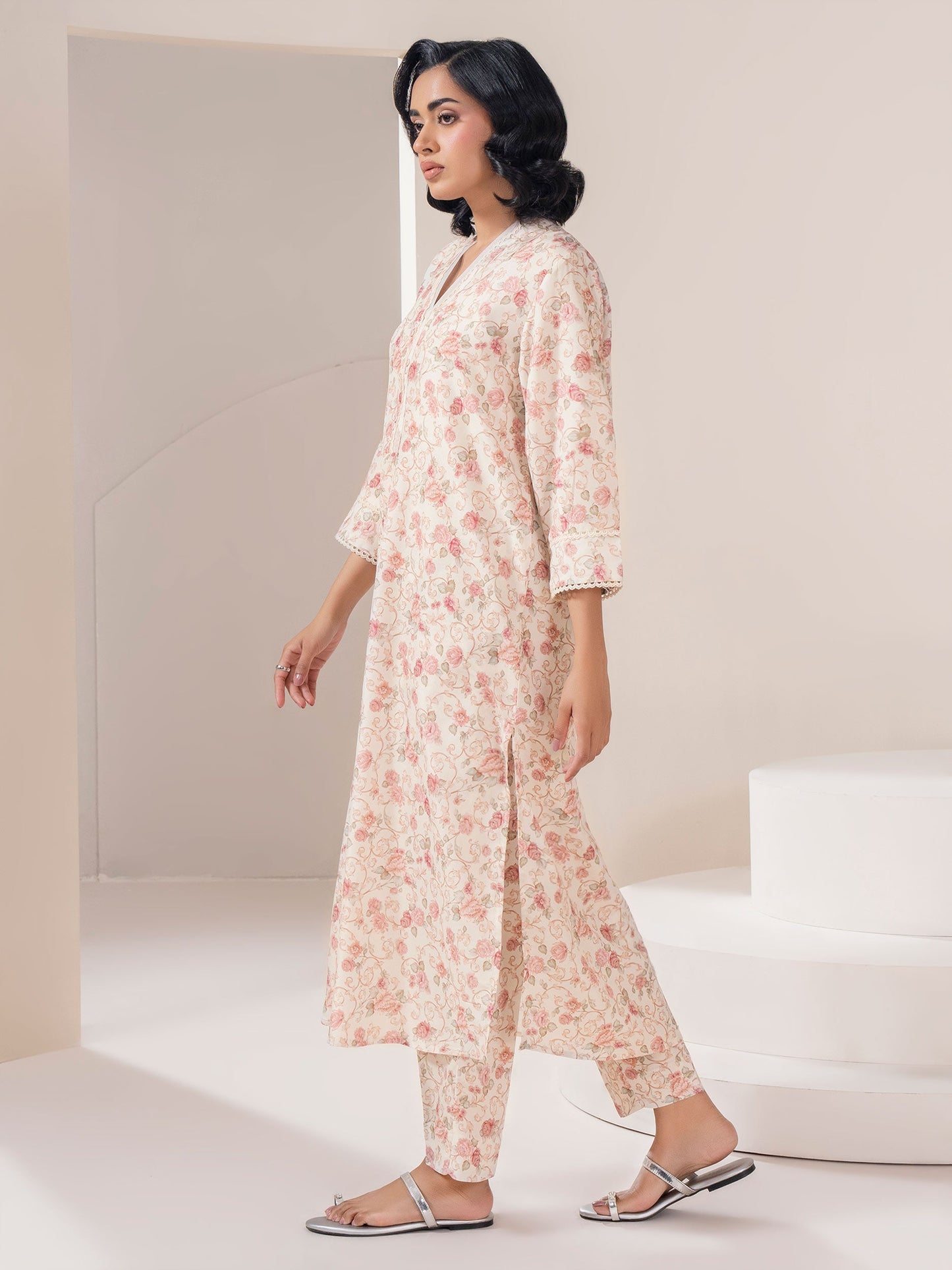 2 Piece Lawn Suit-Printed (Pret)