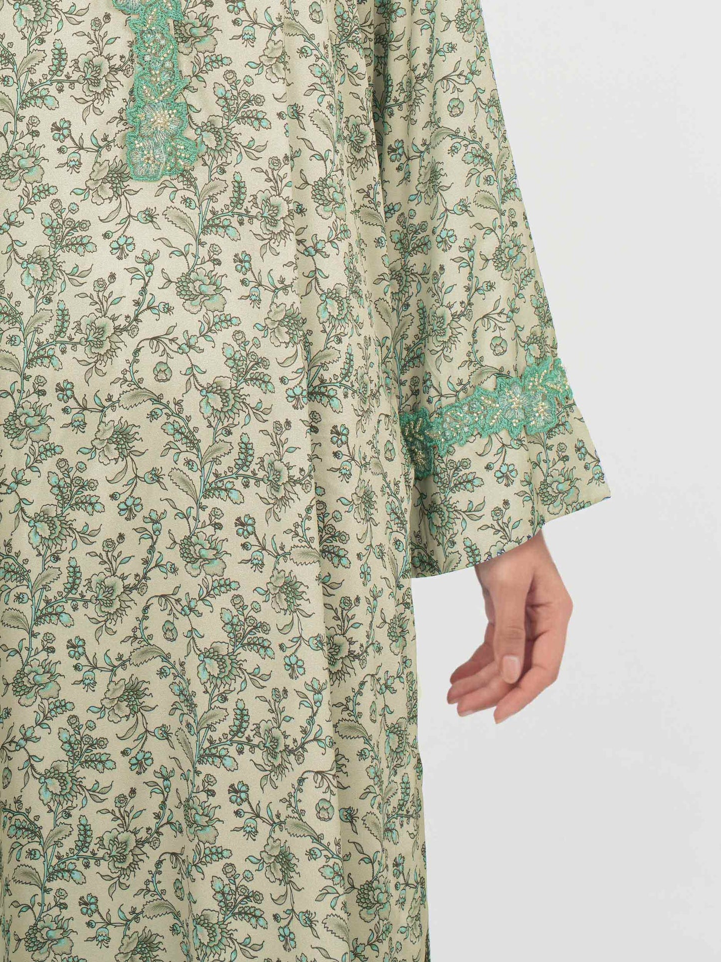 2 Piece Silk Suit- Embroidered (Pret)