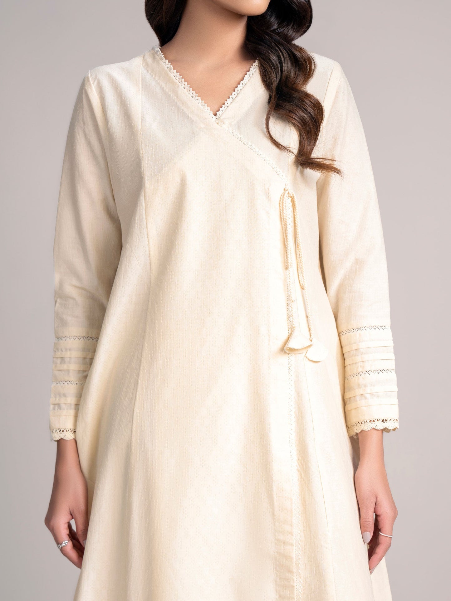 2 Piece Self Jacquard Suit (Pret)