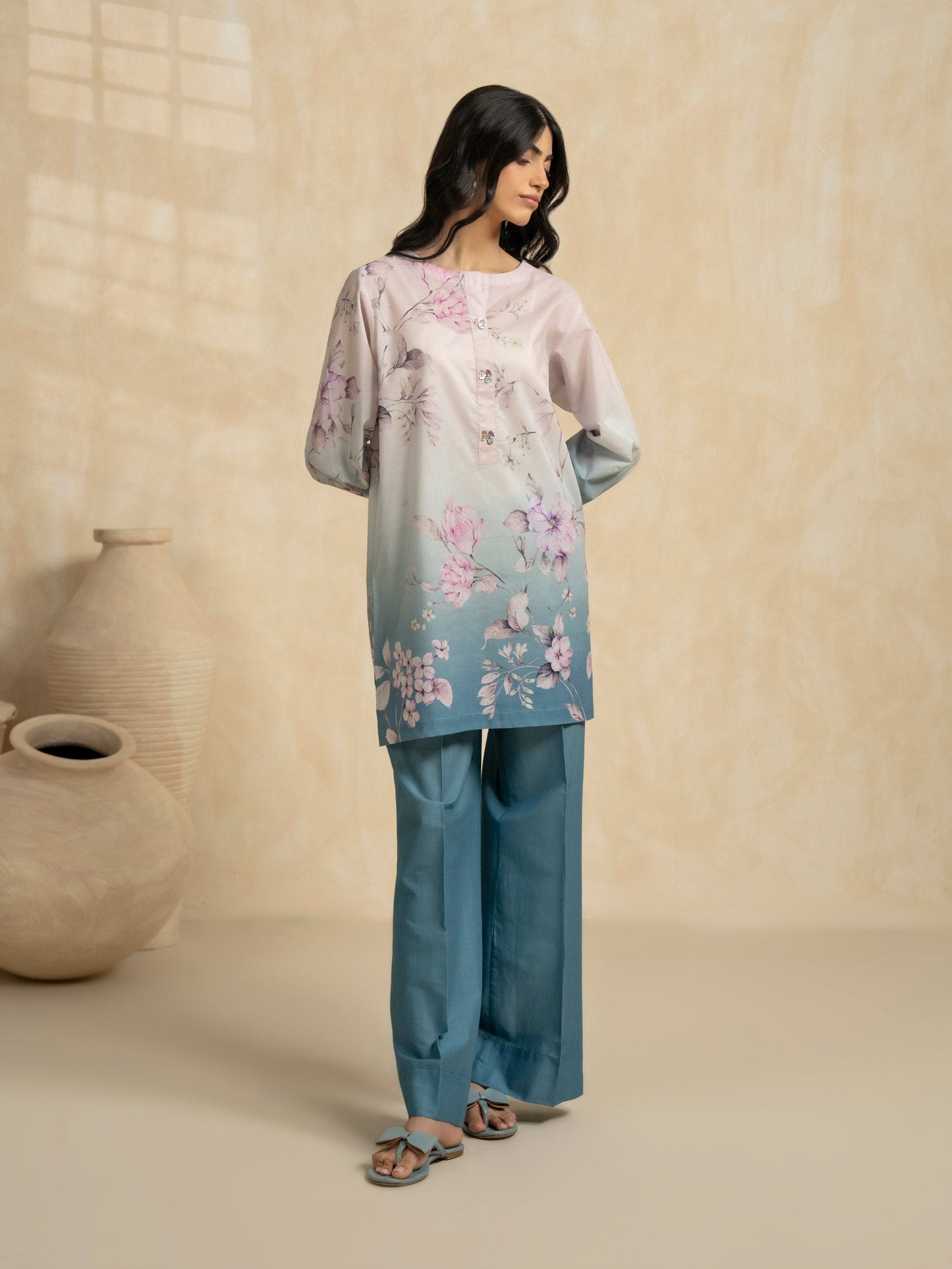 2 Piece Lawn Suit-Printed (Pret)