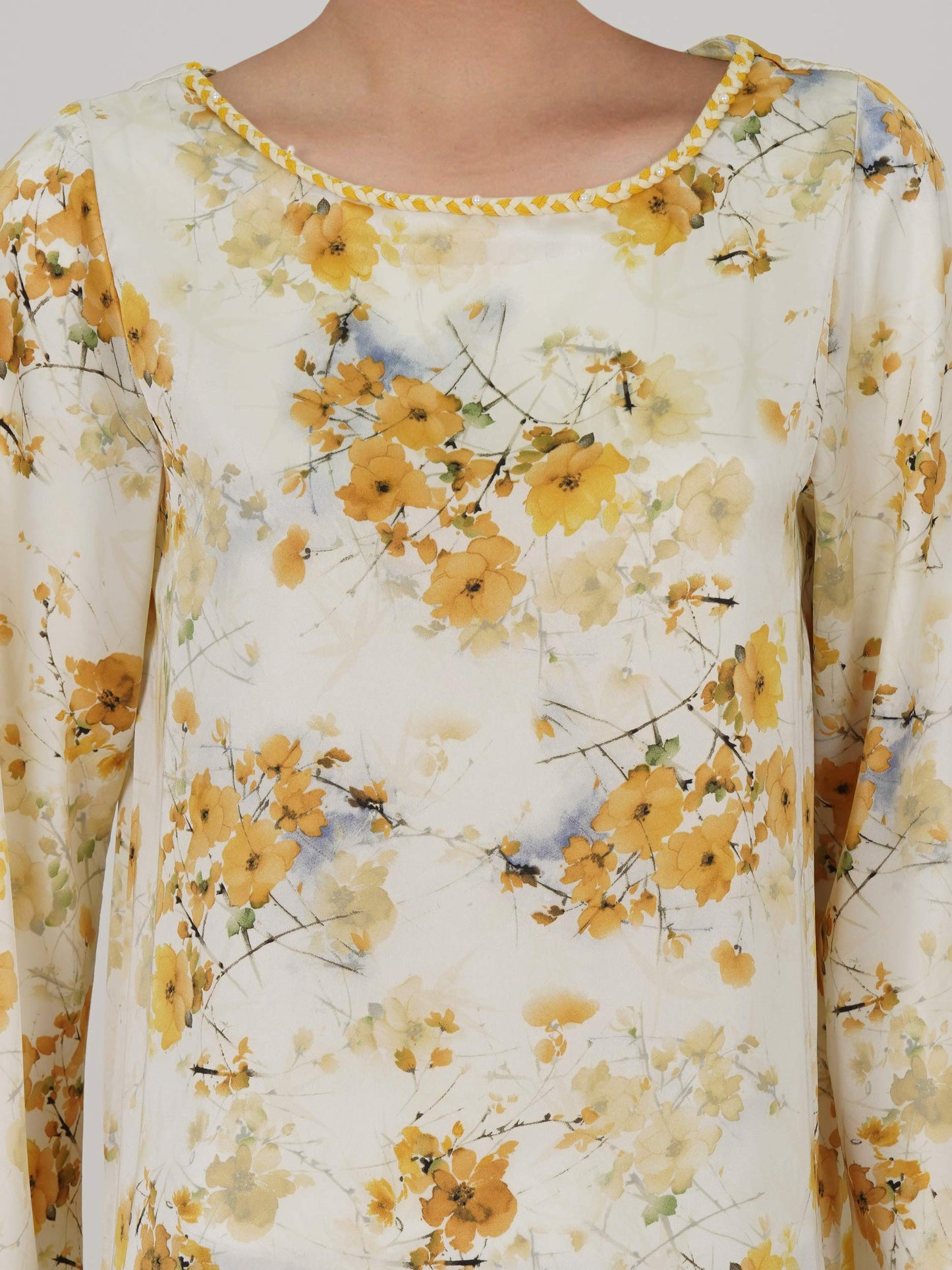 2 Piece Silk Suit- Embroidered (Pret)