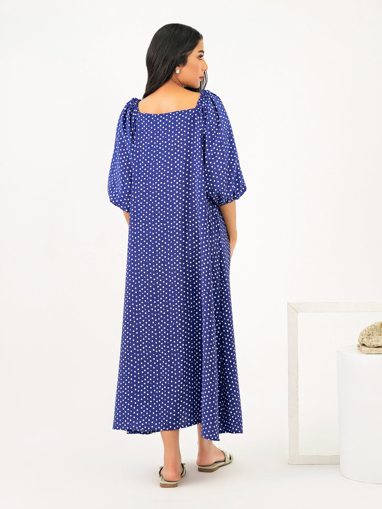 Printed Silk Dress