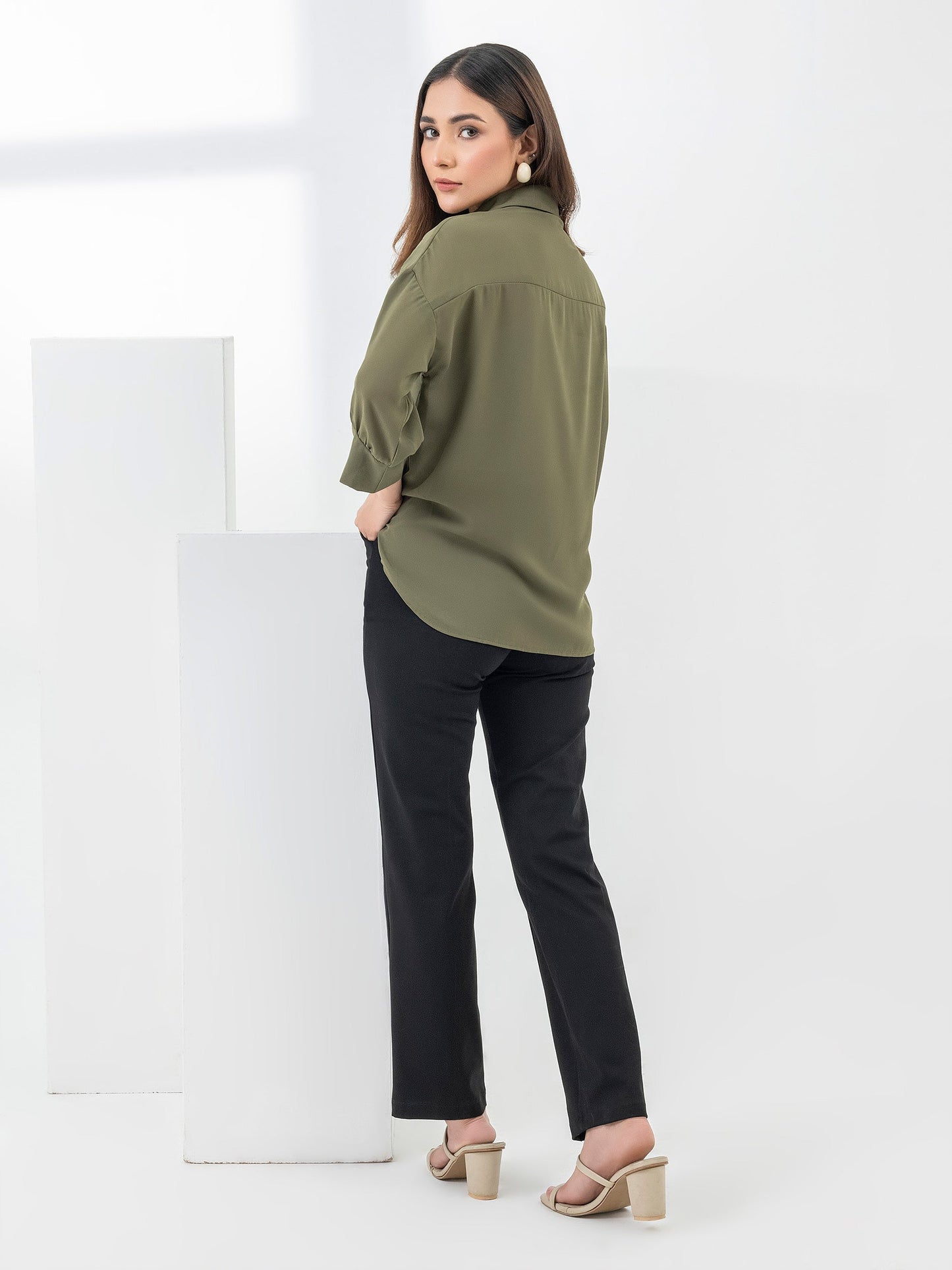 Dyed Georgette Top