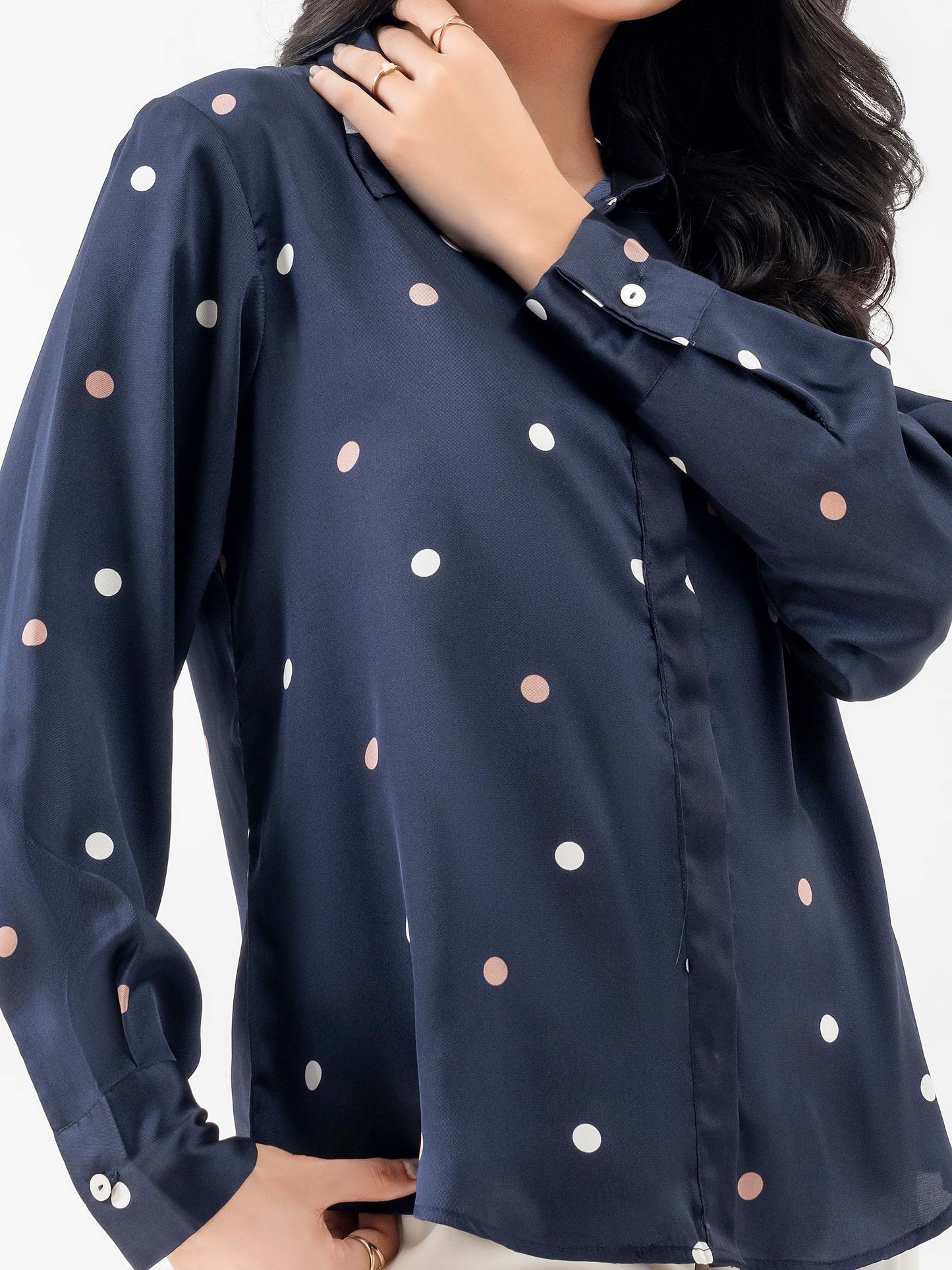 Printed Silk Top
