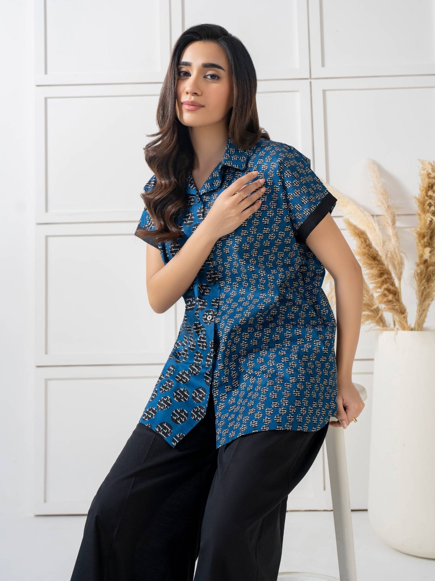 Printed Lawn Top
