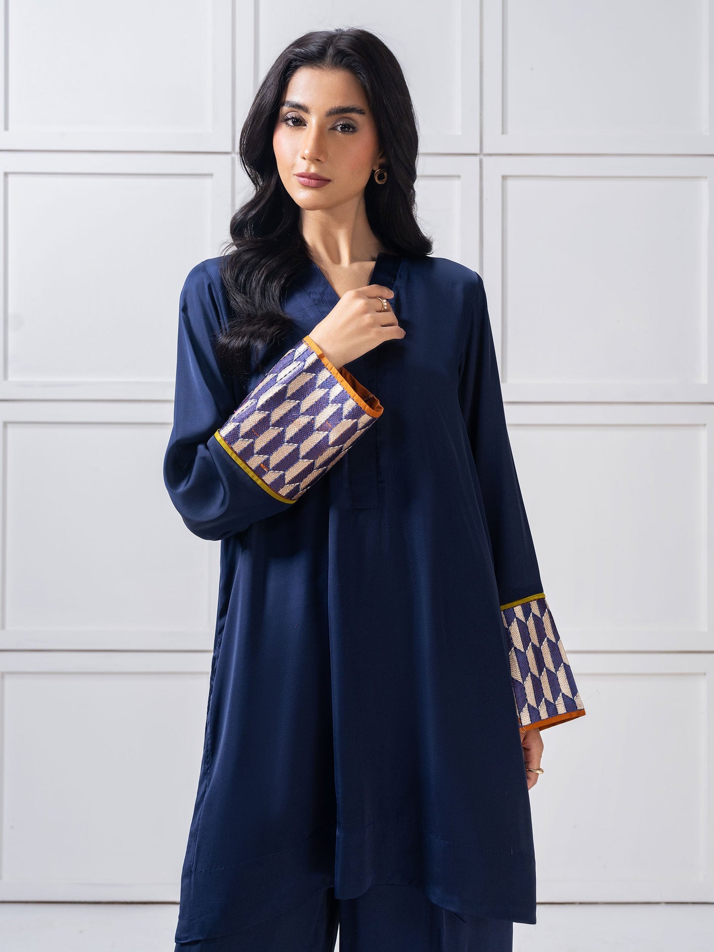 Silk Co-Ord Set-Embroidered (Pret)