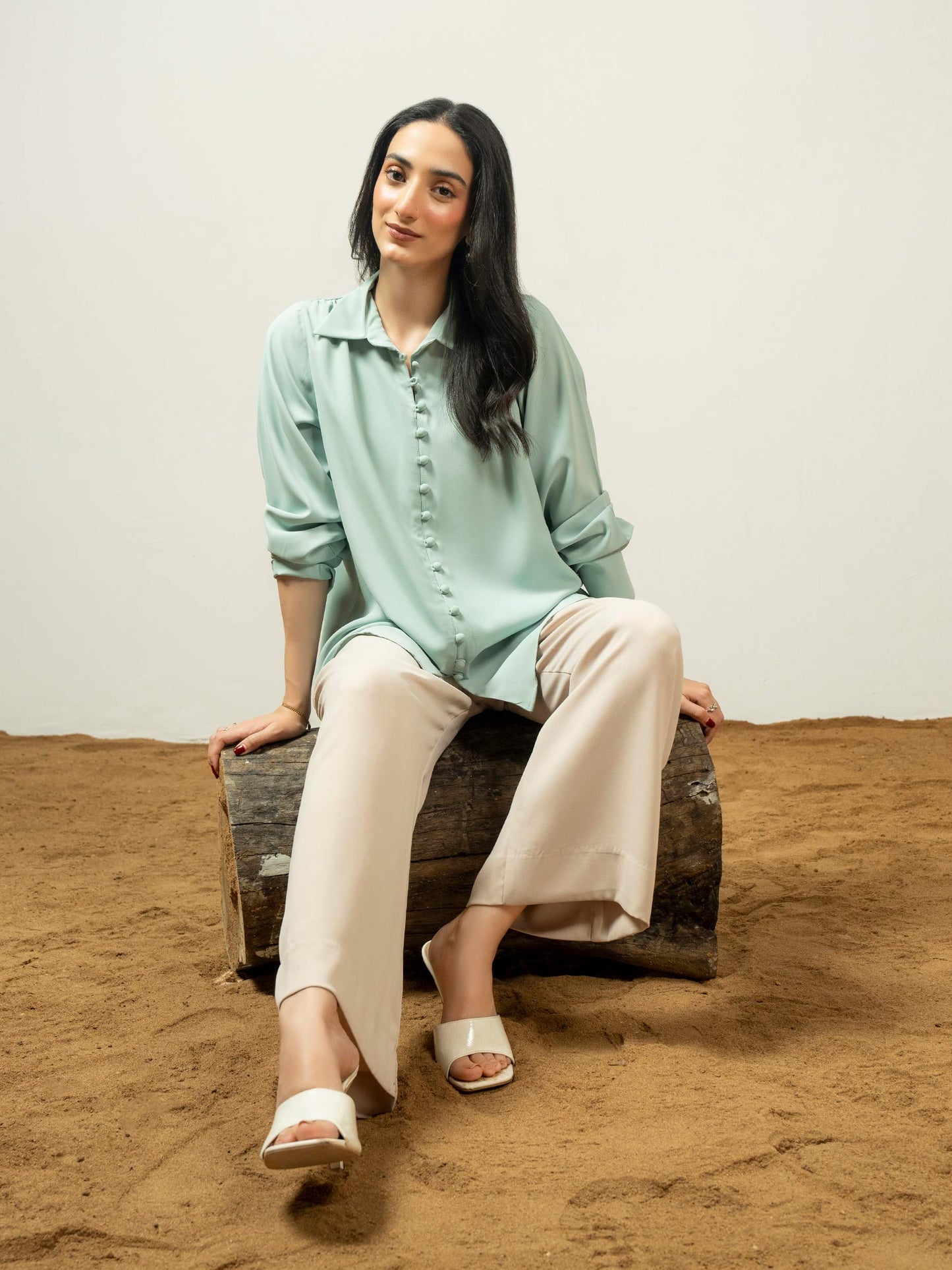 Dyed Silk Top