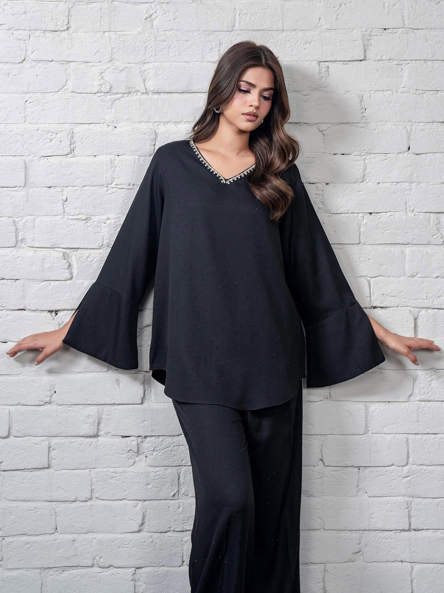 Grip Co-ord Set- Embellished