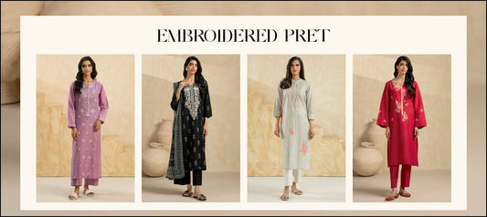Ready To Wear Embroidered Dresses For Ladies - Limelight