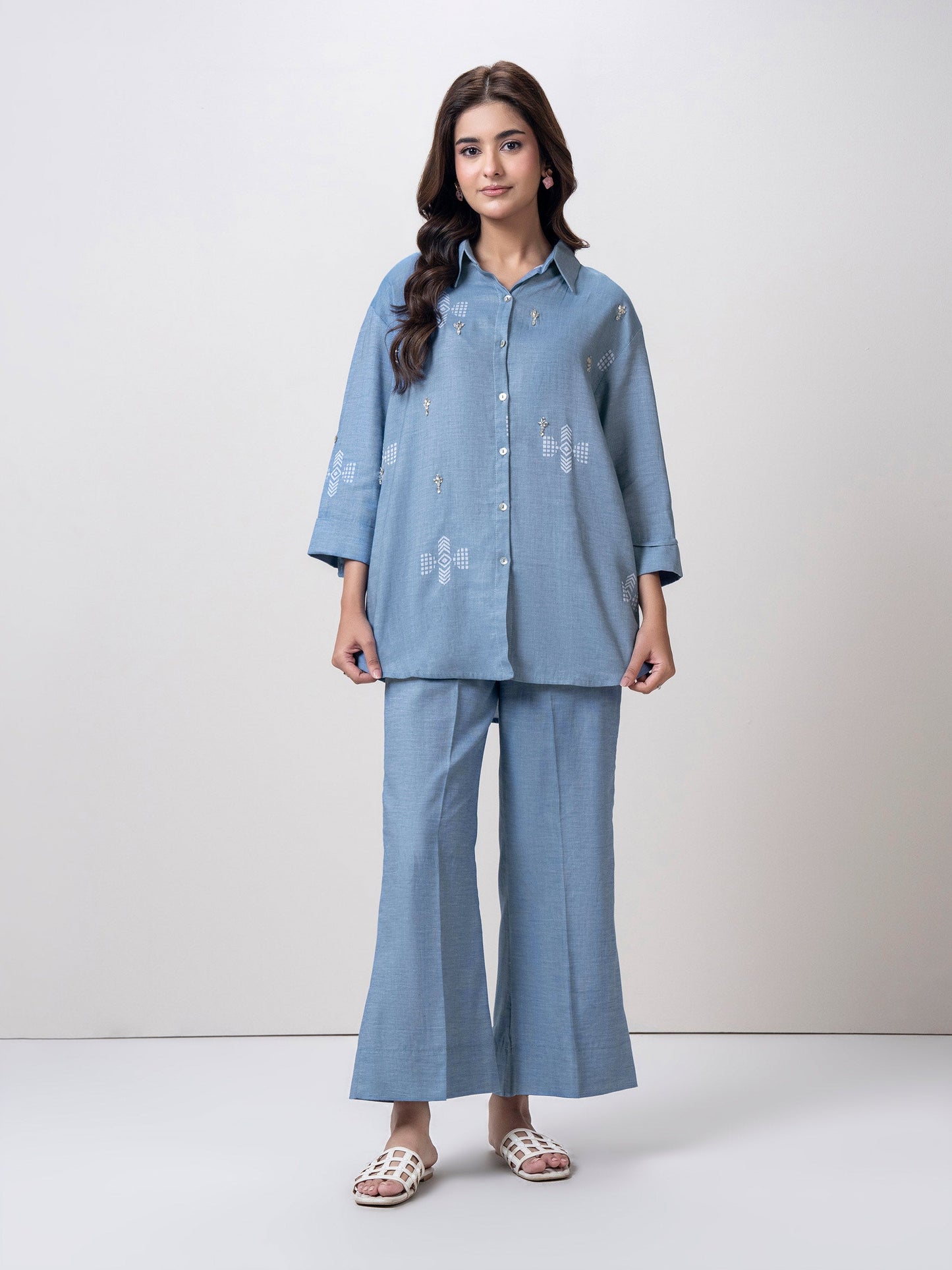 Yarn Dyed Co-Ord Set-Dyed (Pret)
