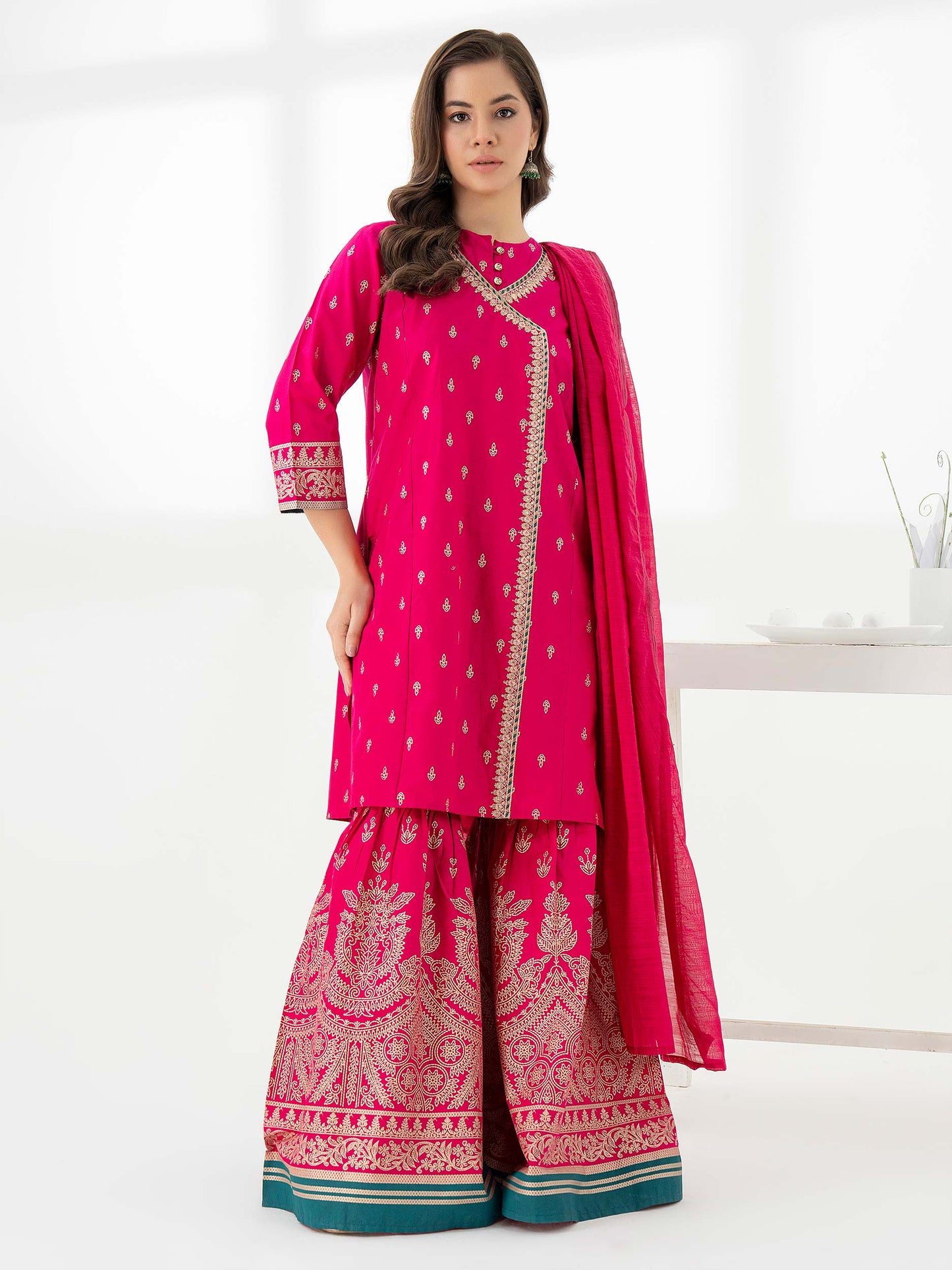 3 Piece Lawn Suit-Embroidered (Pret)