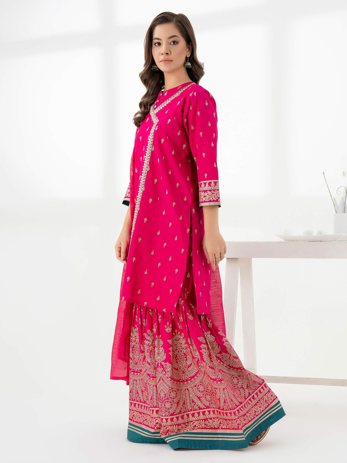 3 Piece Lawn Suit-Embroidered (Pret)