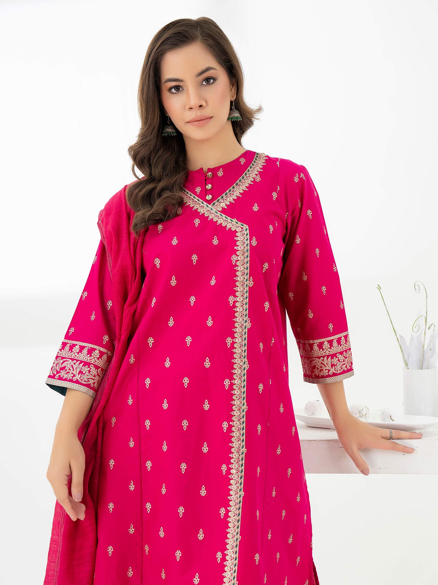 3 Piece Lawn Suit-Embroidered (Pret)