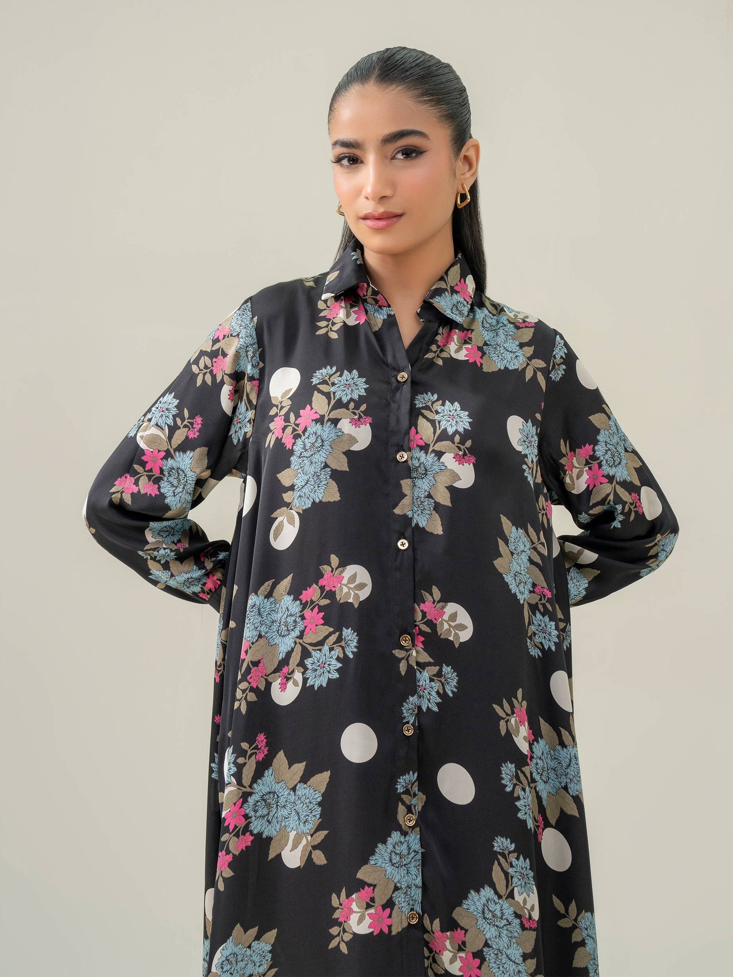 Silk Tunic-Printed (Pret)