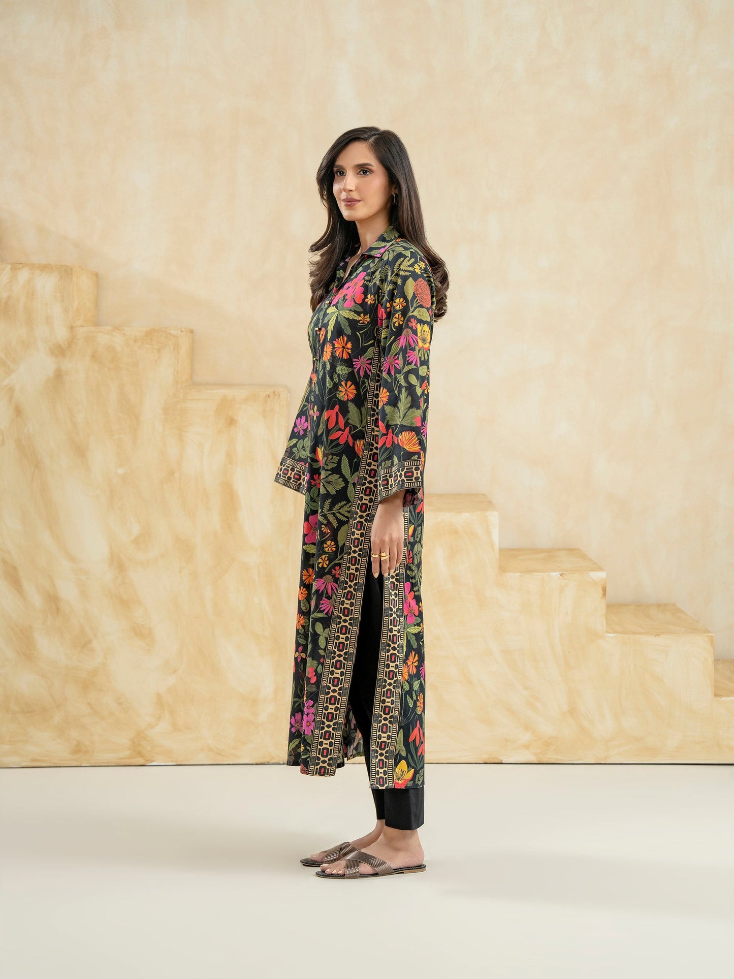 Lawn Shirt-Printed (Pret)