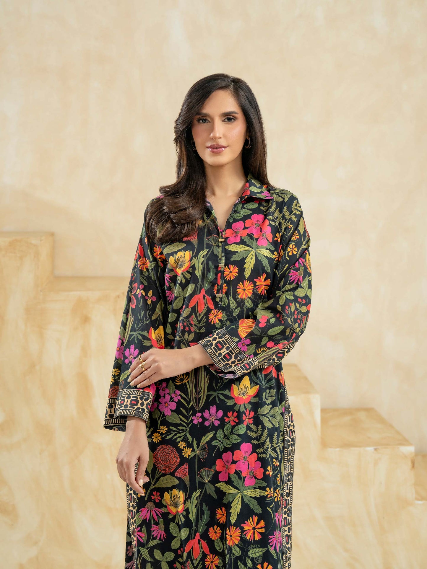Lawn Shirt-Printed (Pret)