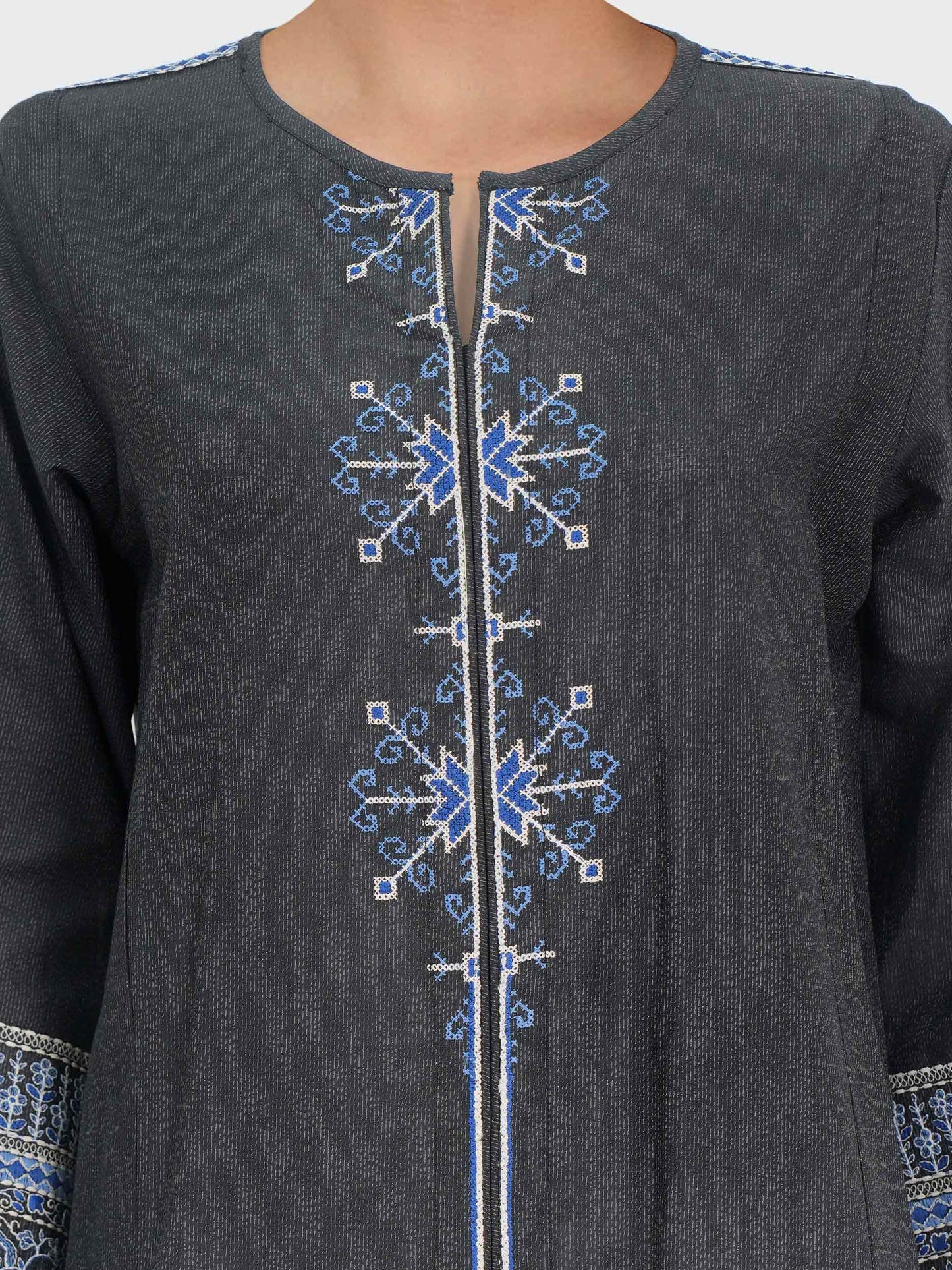 2 Piece Lawn Texture Suit-Embroidered (Pret)