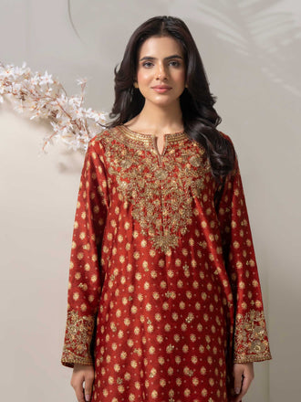 2-piece-satin-suit-paste-print-(pret)