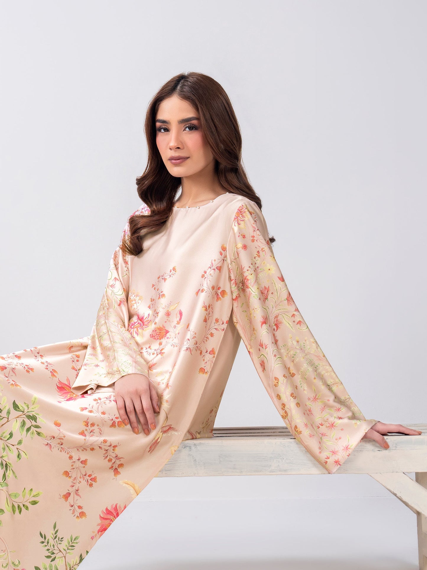 2 Piece Silk Suit (Pret)