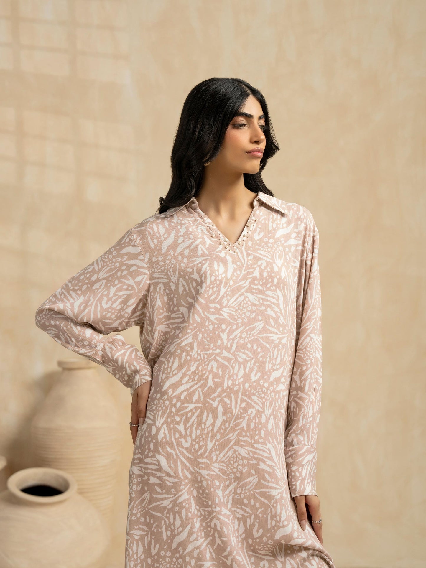 Printed Grip Dress